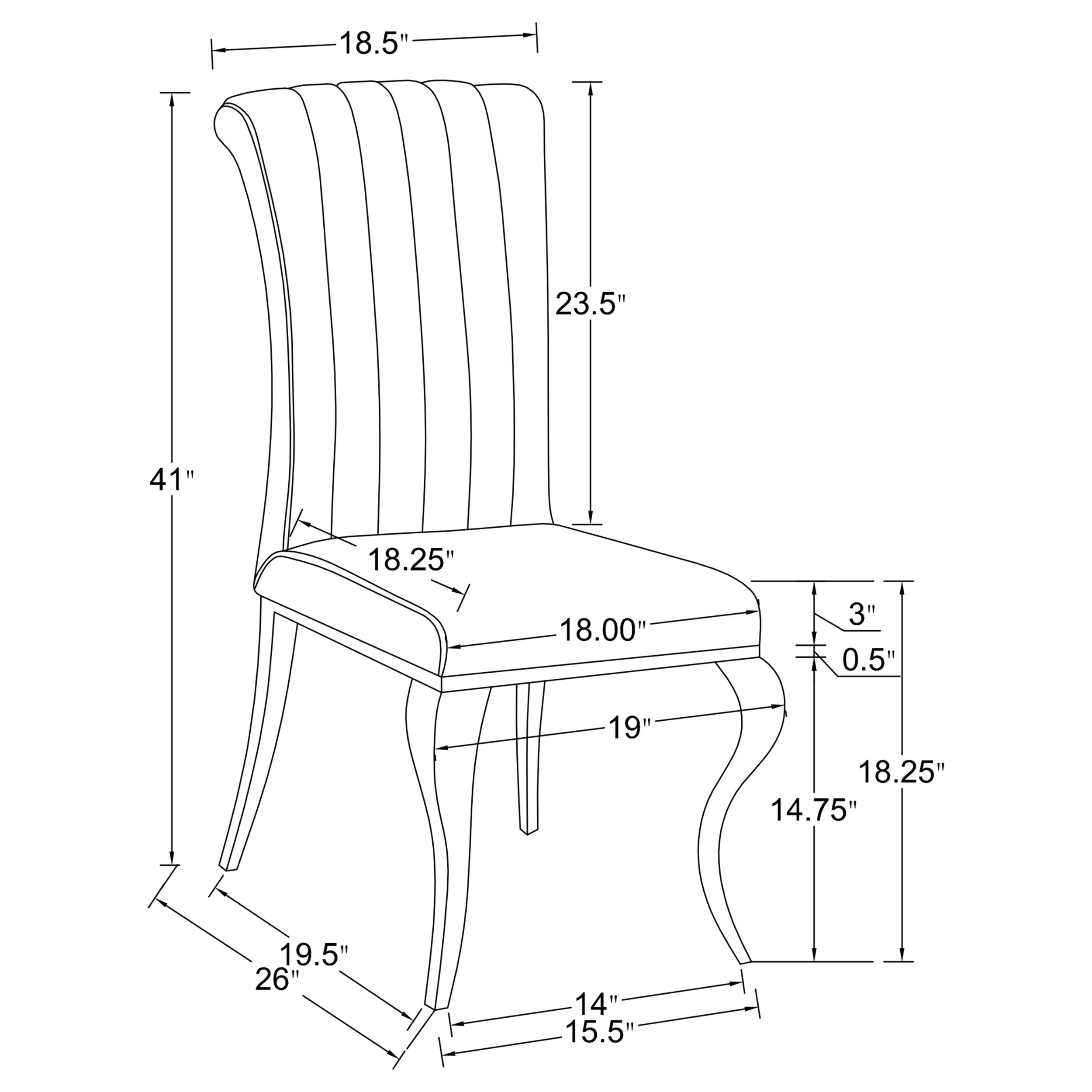 Betty Velvet Upholstered Dining Side Chair (Set of 4) - Image 35