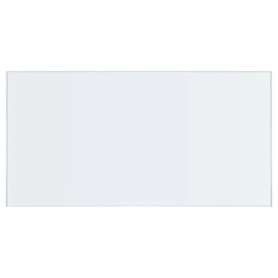 52x27-inch 6mm Rectangular Clear Tempered Glass Top - Image 3
