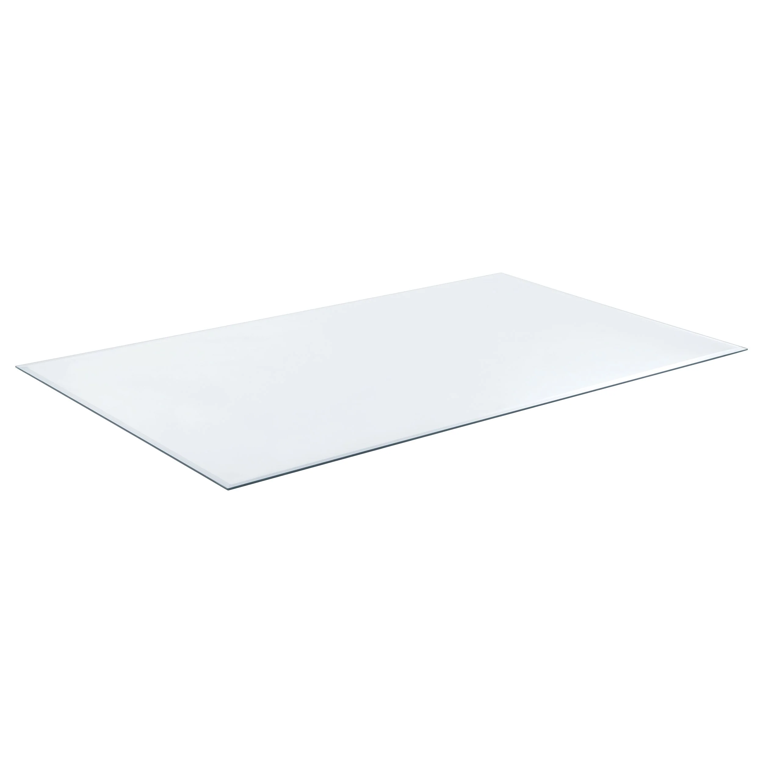 52x27-inch 6mm Rectangular Clear Tempered Glass Top - Image 4