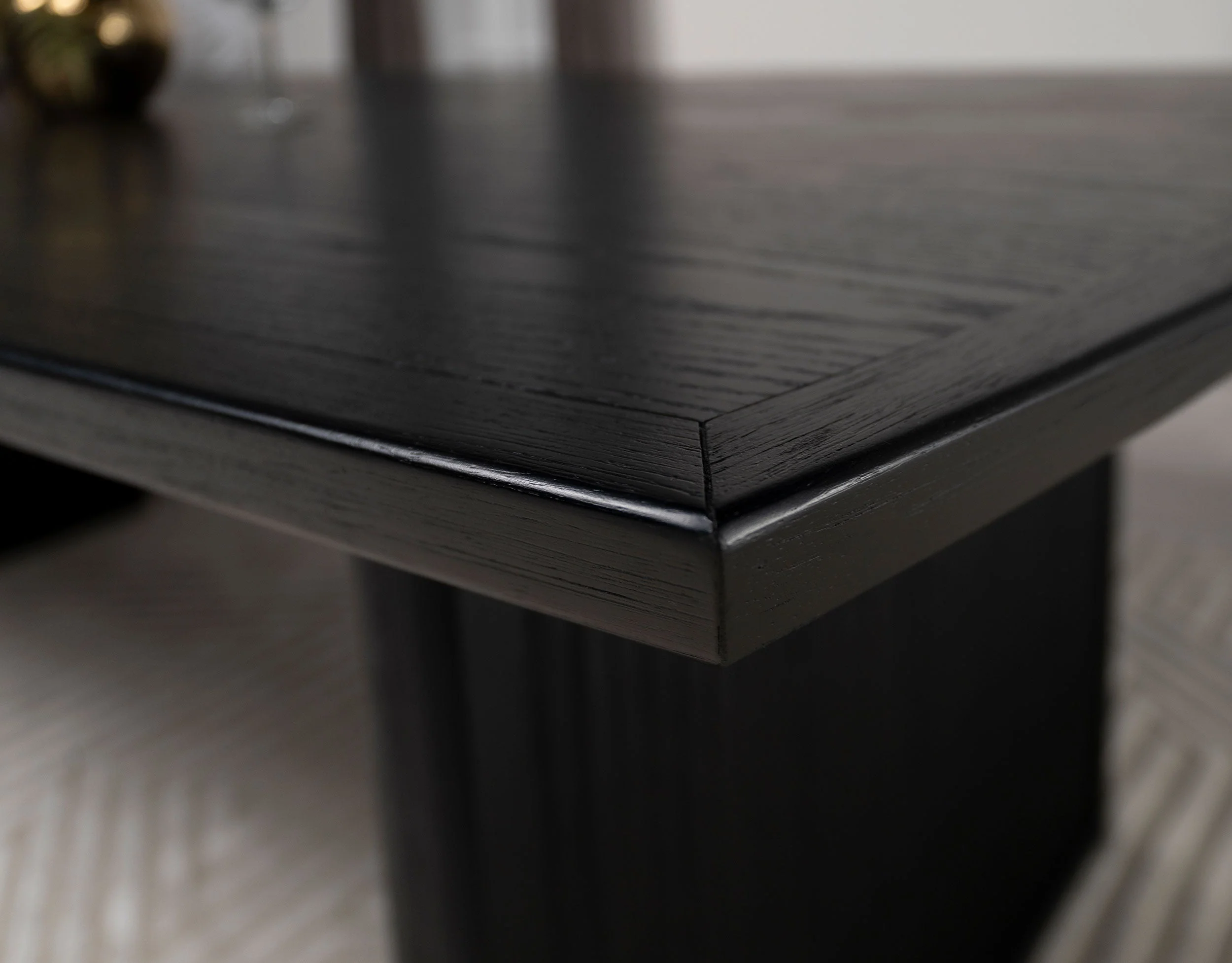 Brookmead 100-inch Extension Leaf Dining Table Black - Image 12