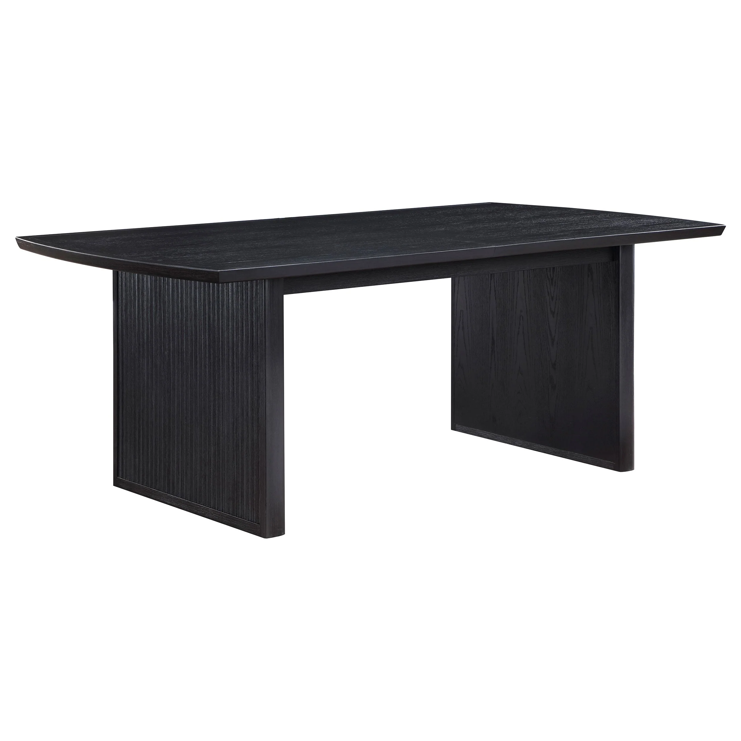 Brookmead 100-inch Extension Leaf Dining Table Black - Image 5