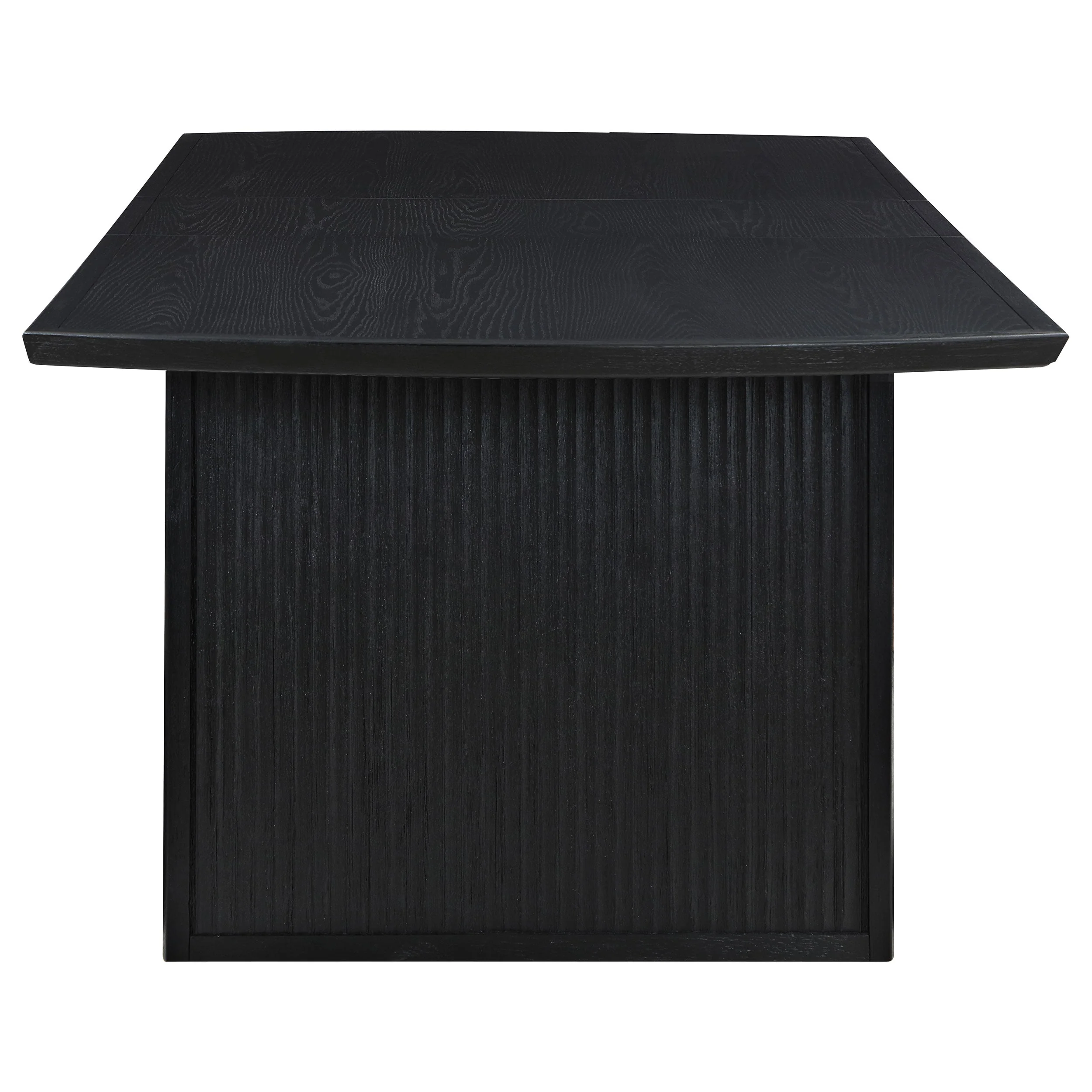 Brookmead 100-inch Extension Leaf Dining Table Black - Image 8