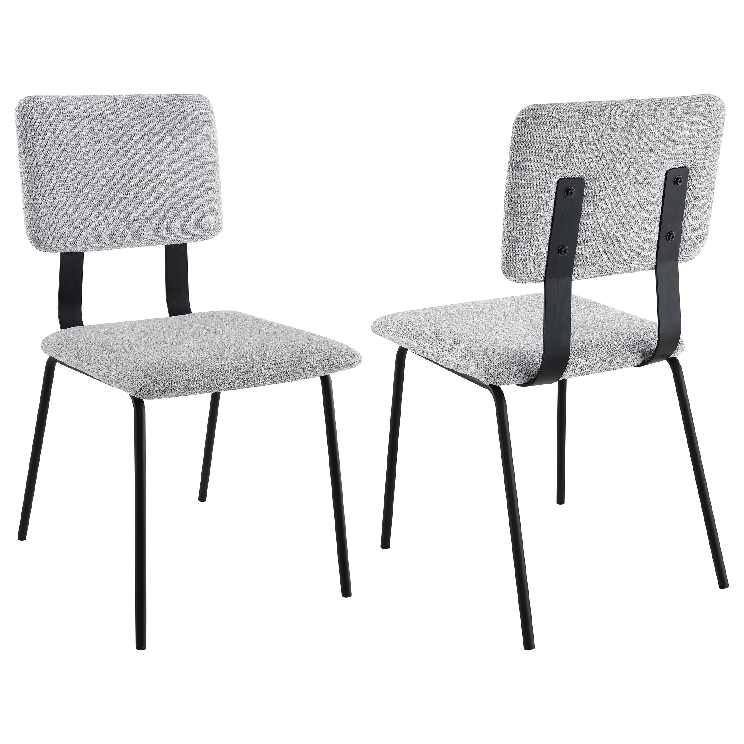 Calla Fabric Upholstered Dining Side Chair (Set of 2) - Image 4