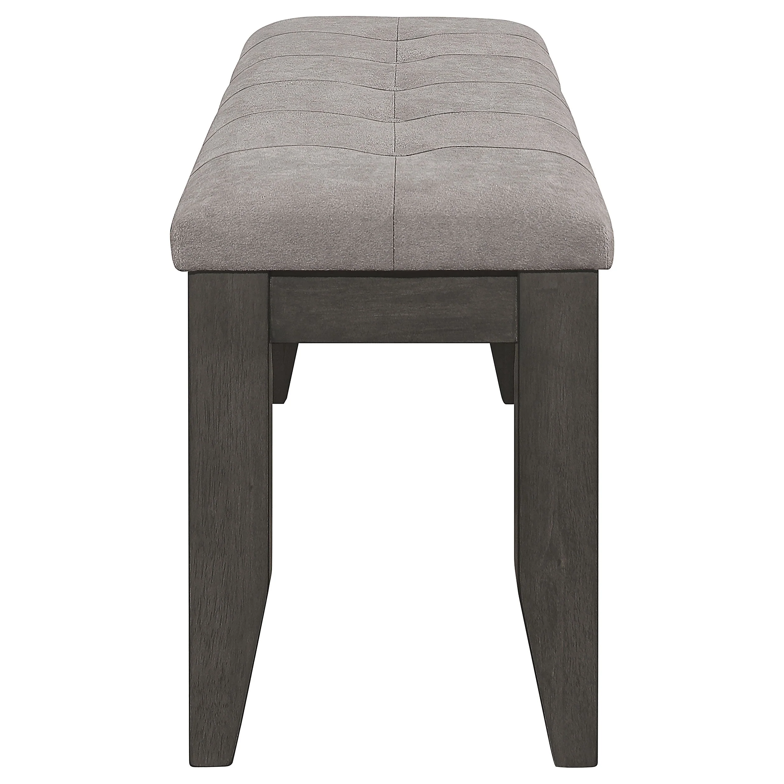 Dalila Leatherette Upholstered Wood Dining Bench - Image 12