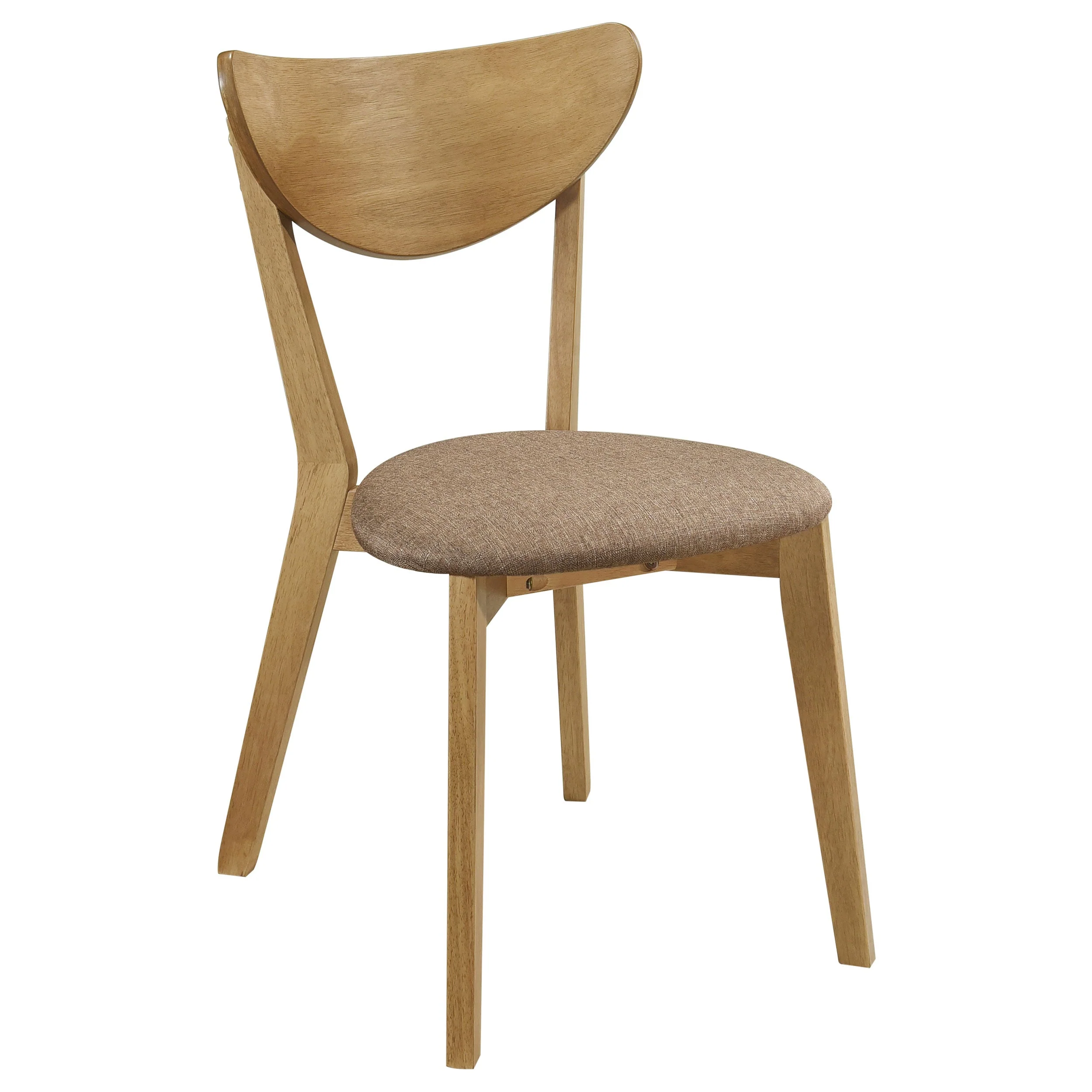Elowen Wood Dining Side Chair Light Walnut (Set of 2) - Image 4