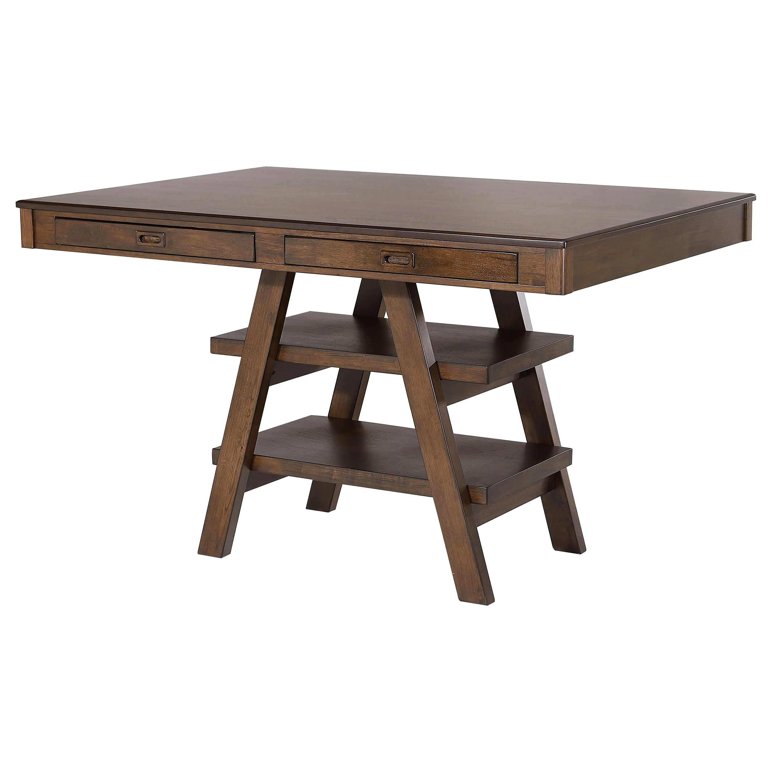 Dewey Rectangular 60-inch Counter Height Dining Table Walnut - Image 5