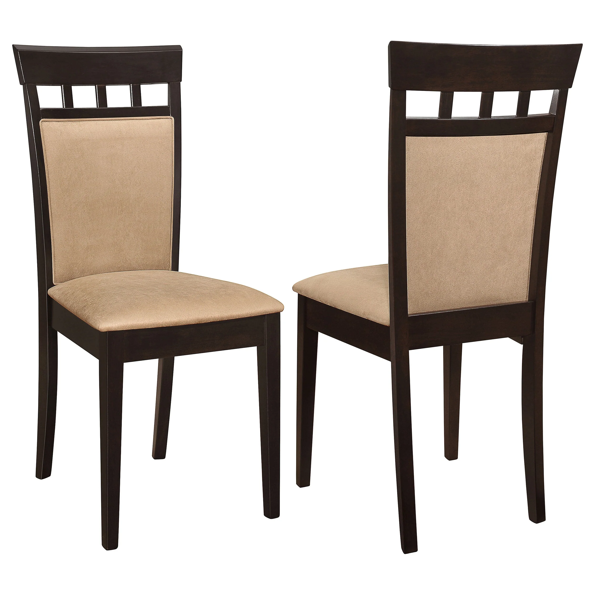 Gabriel Closed Back Dining Side Chair Cappuccino (Set of 2) - Image 2