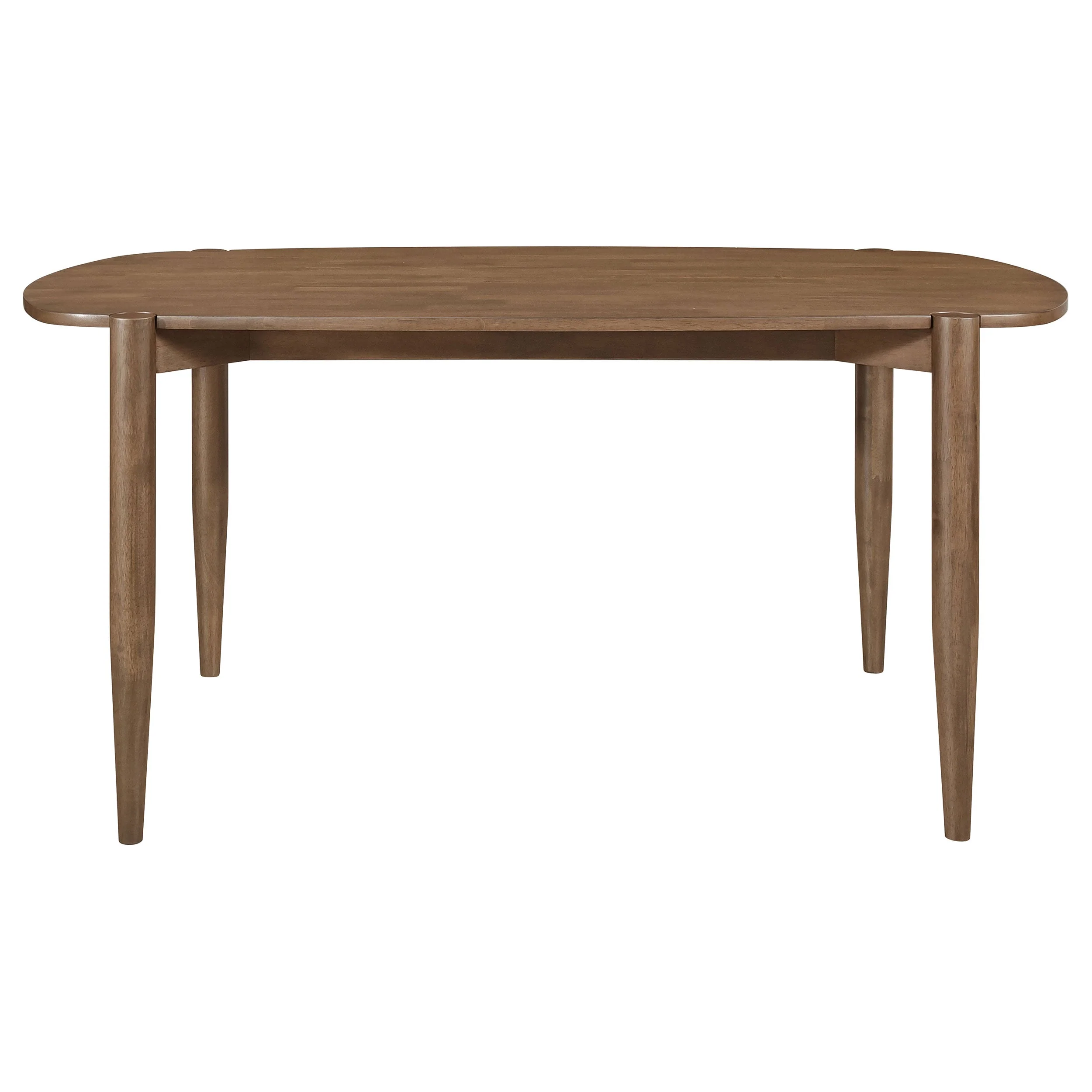 Dortch Oval 63-inch Solid Wood Dining Table Walnut - Image 4
