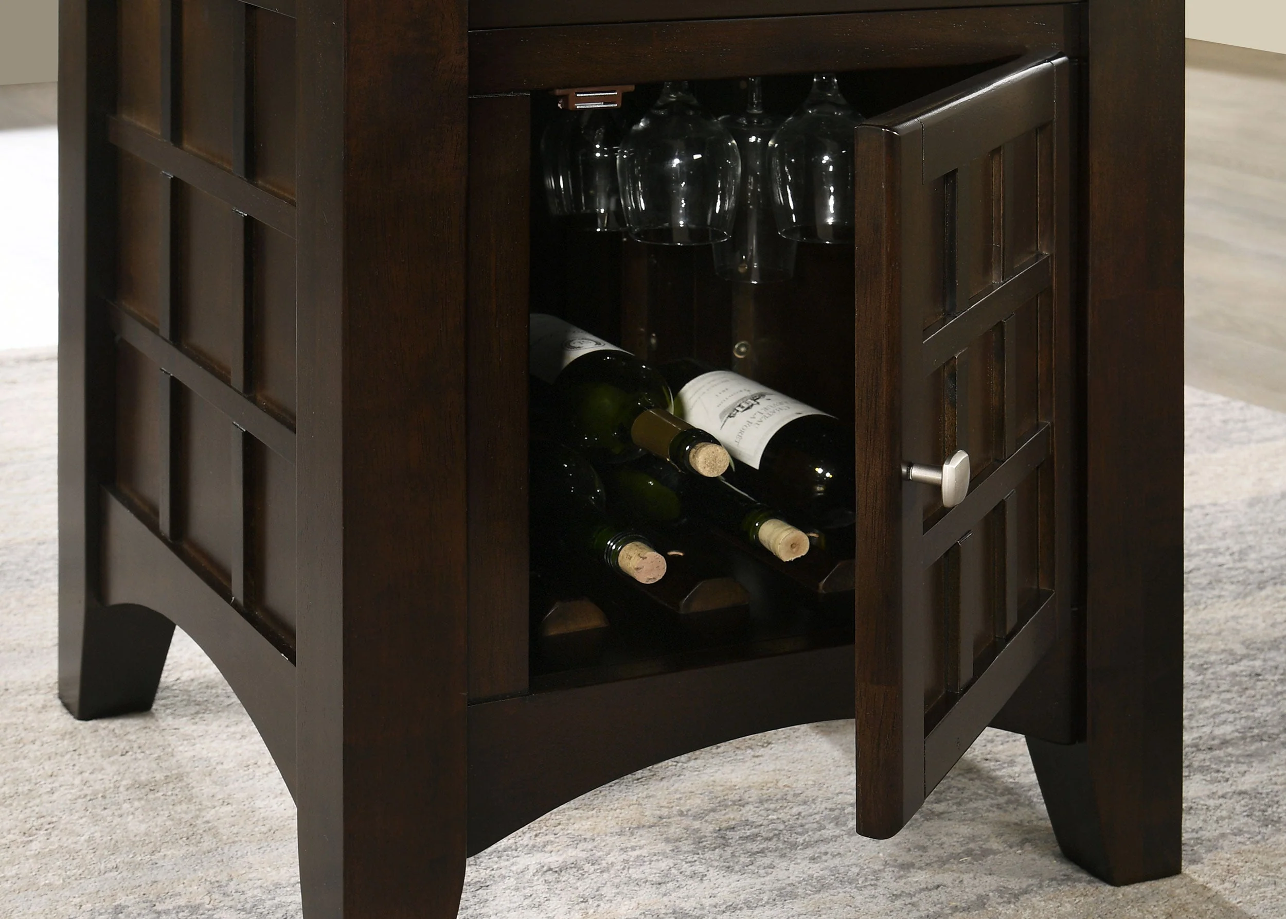 Gabriel Square Counter Height Dining Set Cappuccino - Image 33
