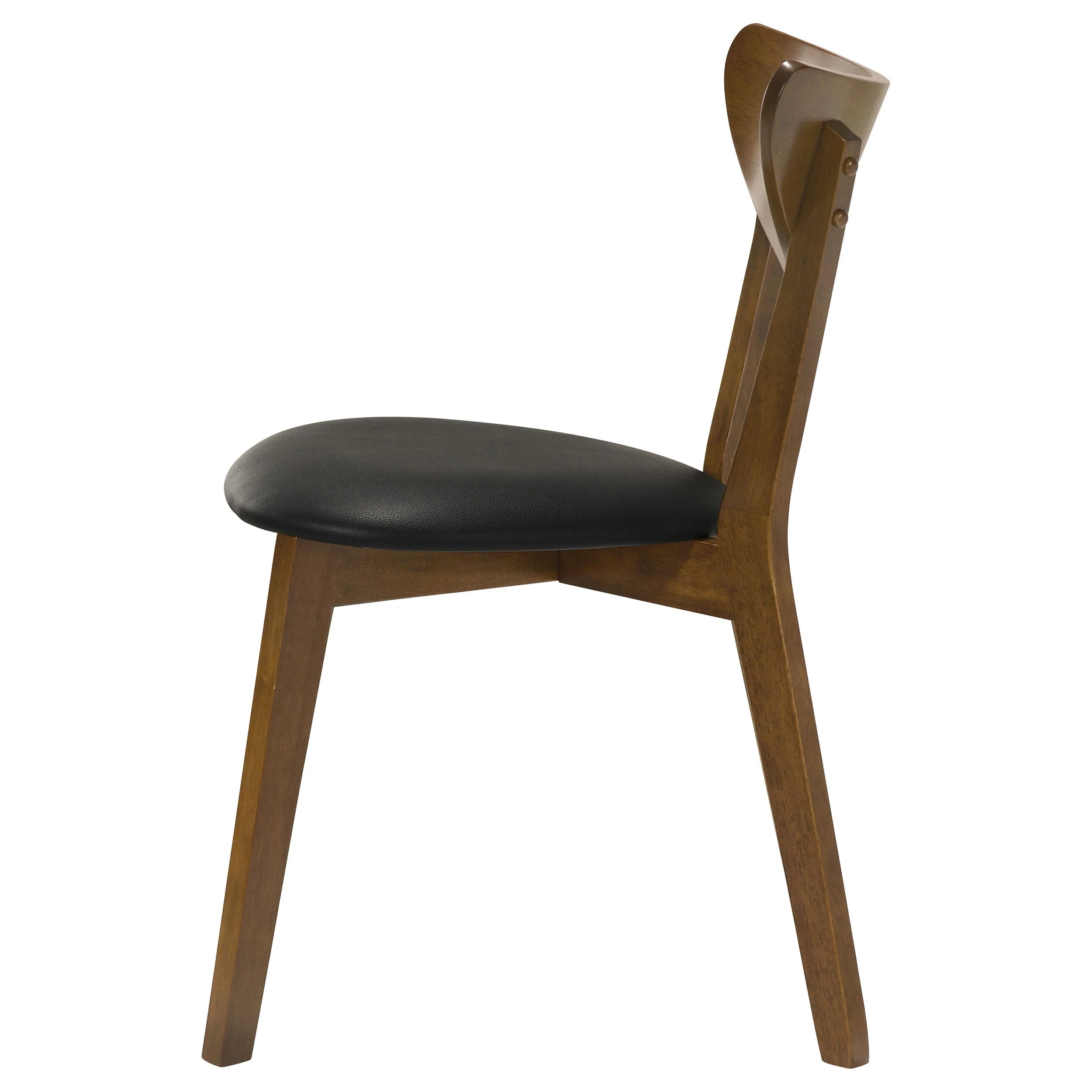 Jedda Wood Dining Side Chair Dark Walnut (Set of 2) - Image 7