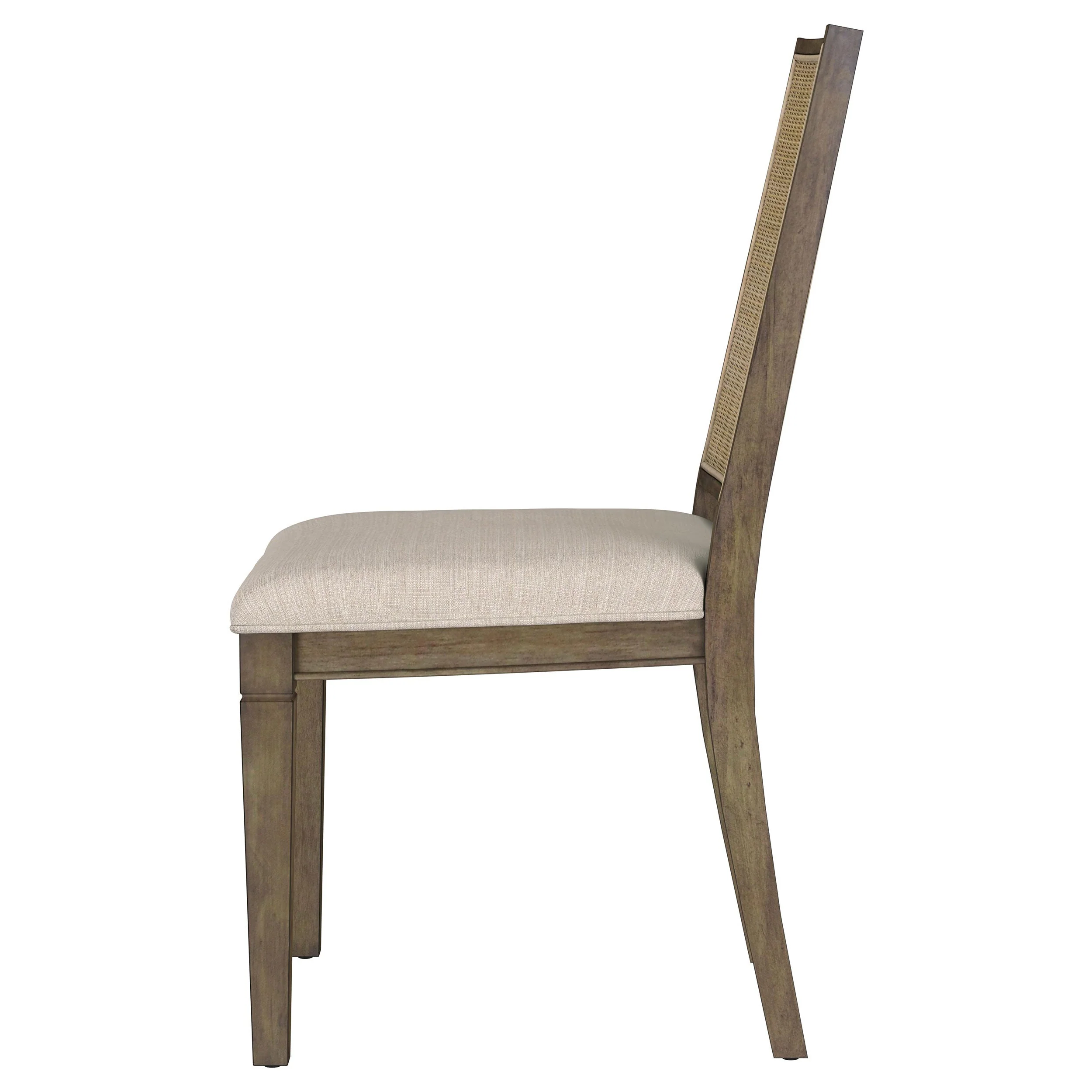 Matisse Woven Rattan Back Dining Side Chair Brown (Set of 2) - Image 7