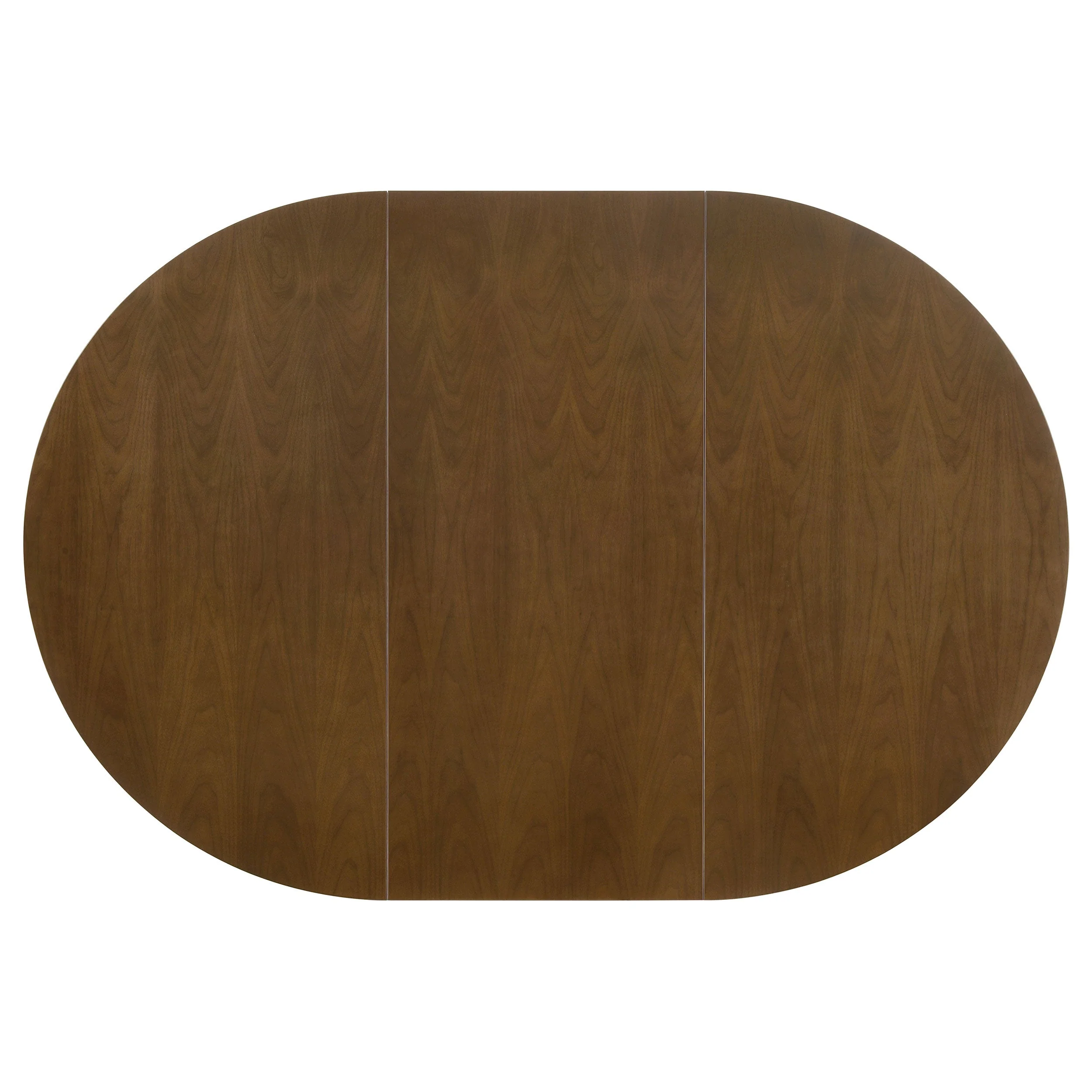 Jedda Oval 60-inch Extension Leaf Dining Table Dark Walnut - Image 7