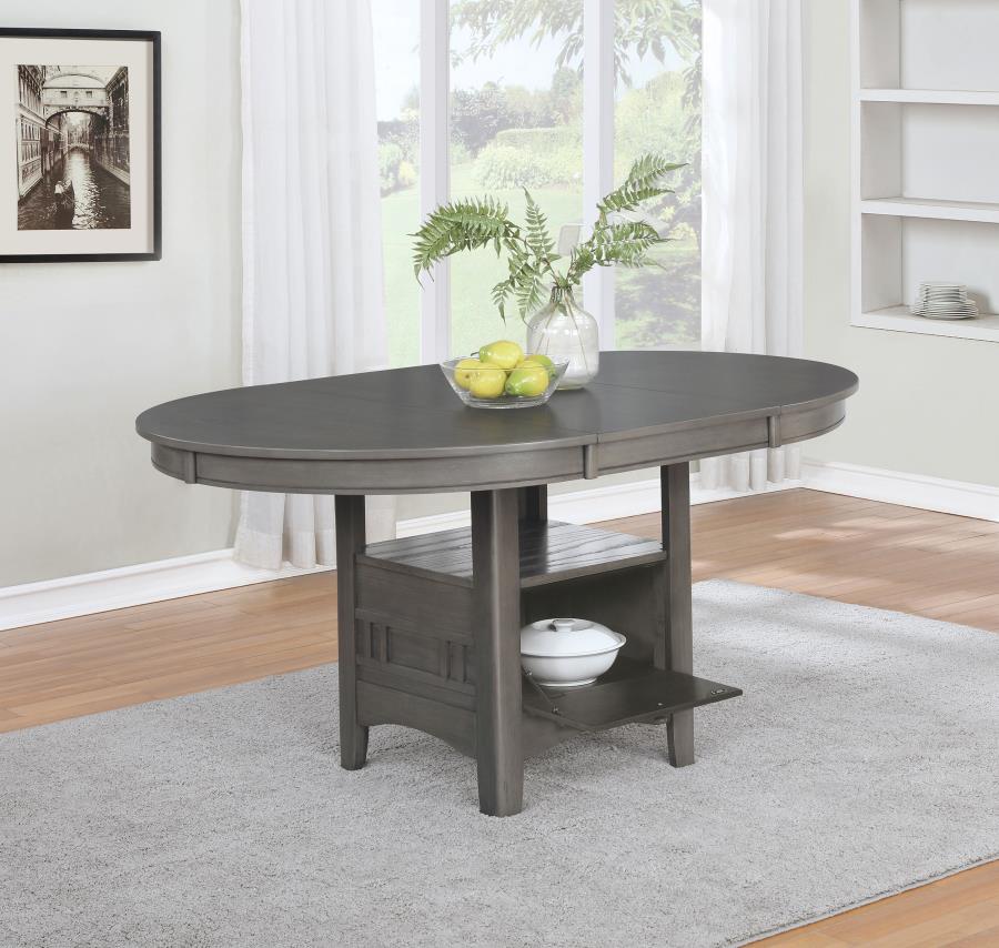 Lavon Oval 60-inch Extension Leaf Dining Table Medium - Image 2