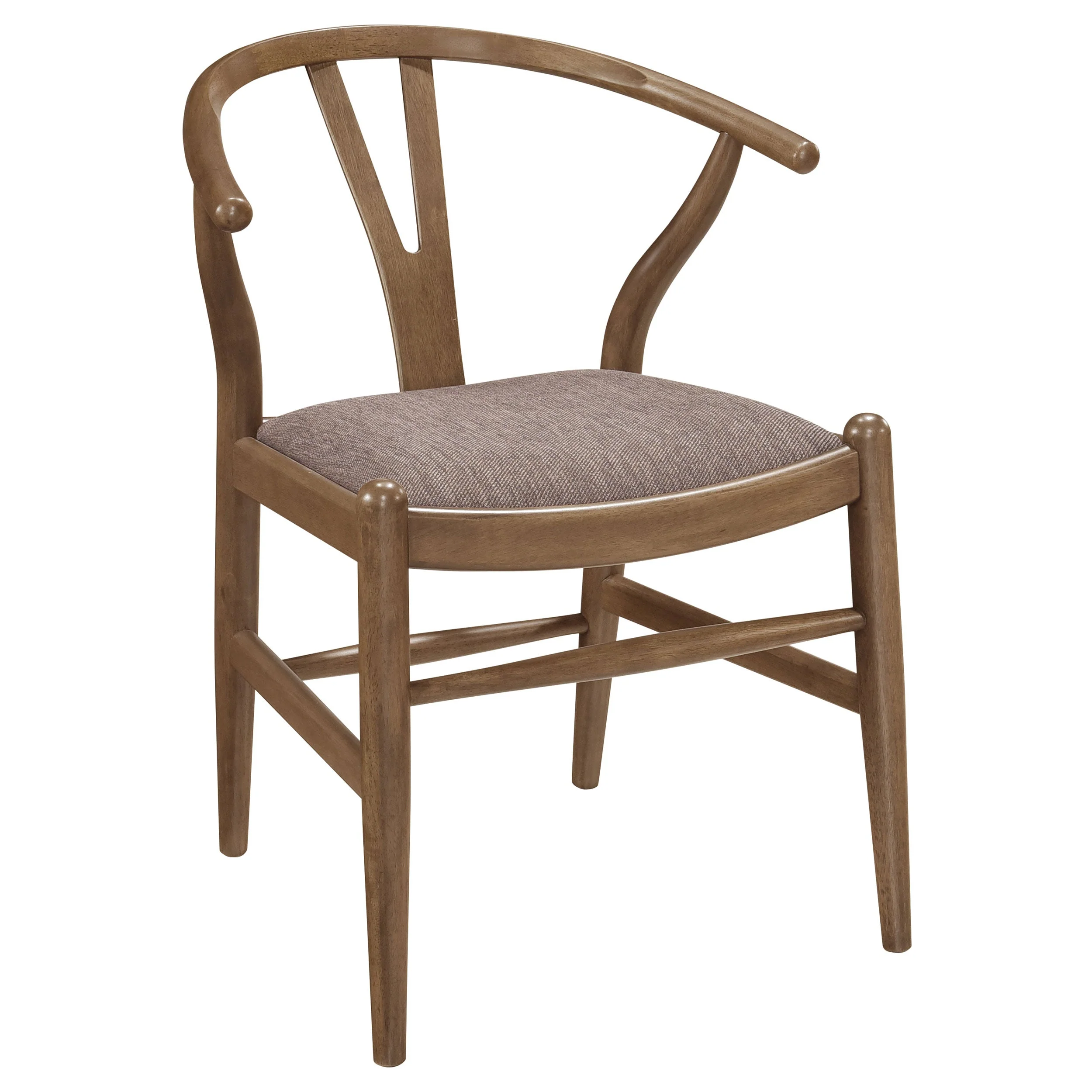 Dinah 5-piece Round Solid Wood Dining Set Walnut - Image 7
