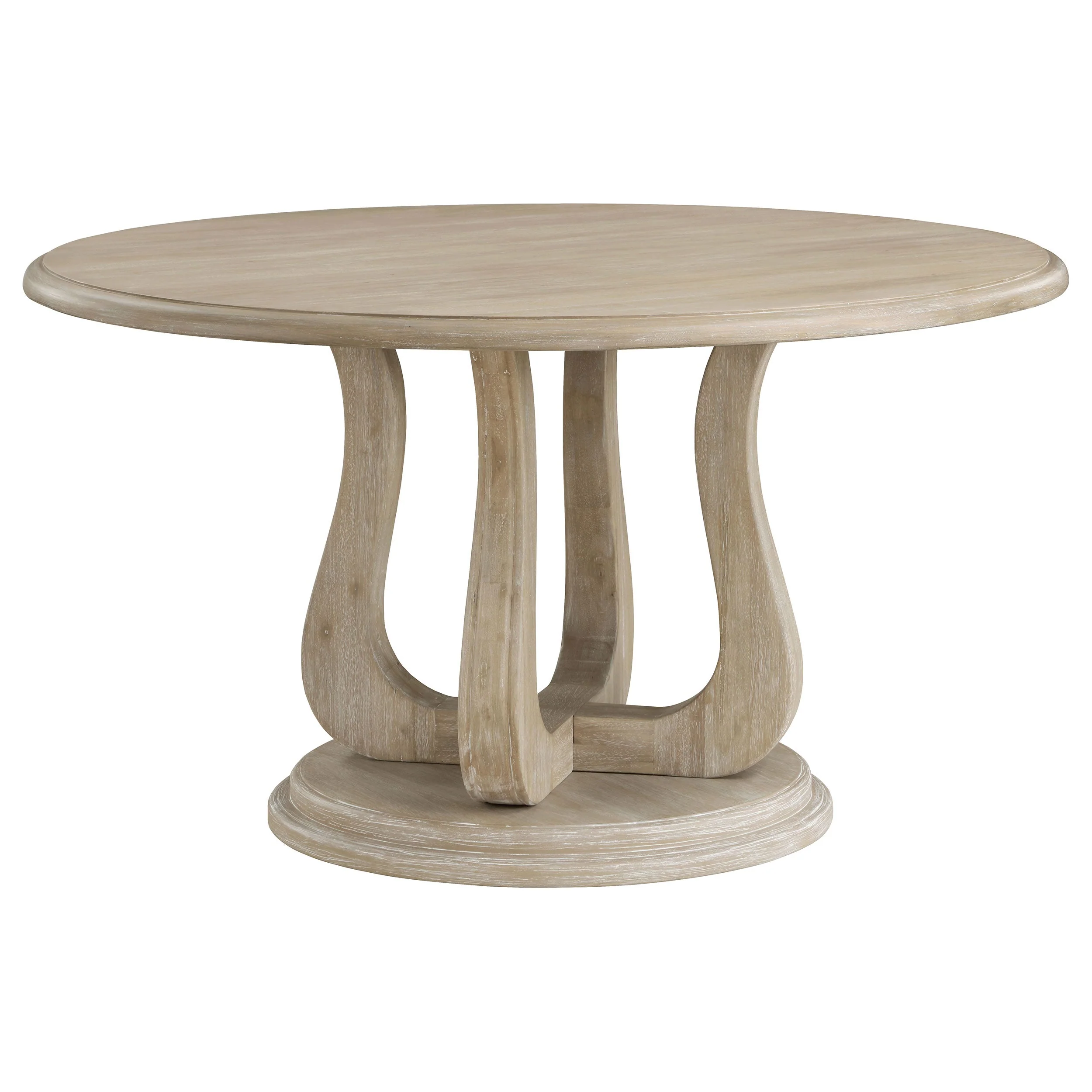 Trofello 5-piece Round Dining Table Set White Washed - Image 4