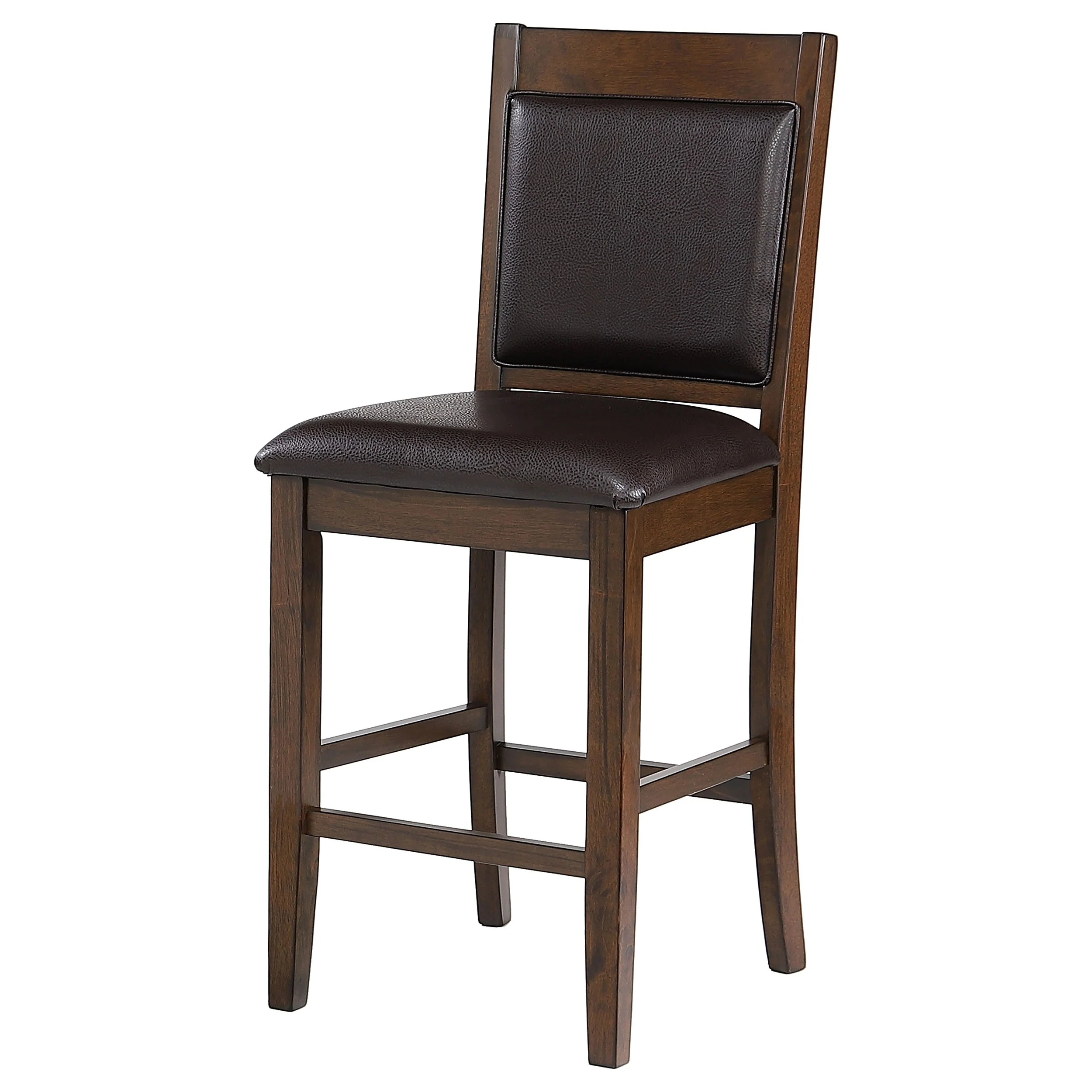 Dewey Upholstered Counter Chair Walnut (Set of 2) - Image 6