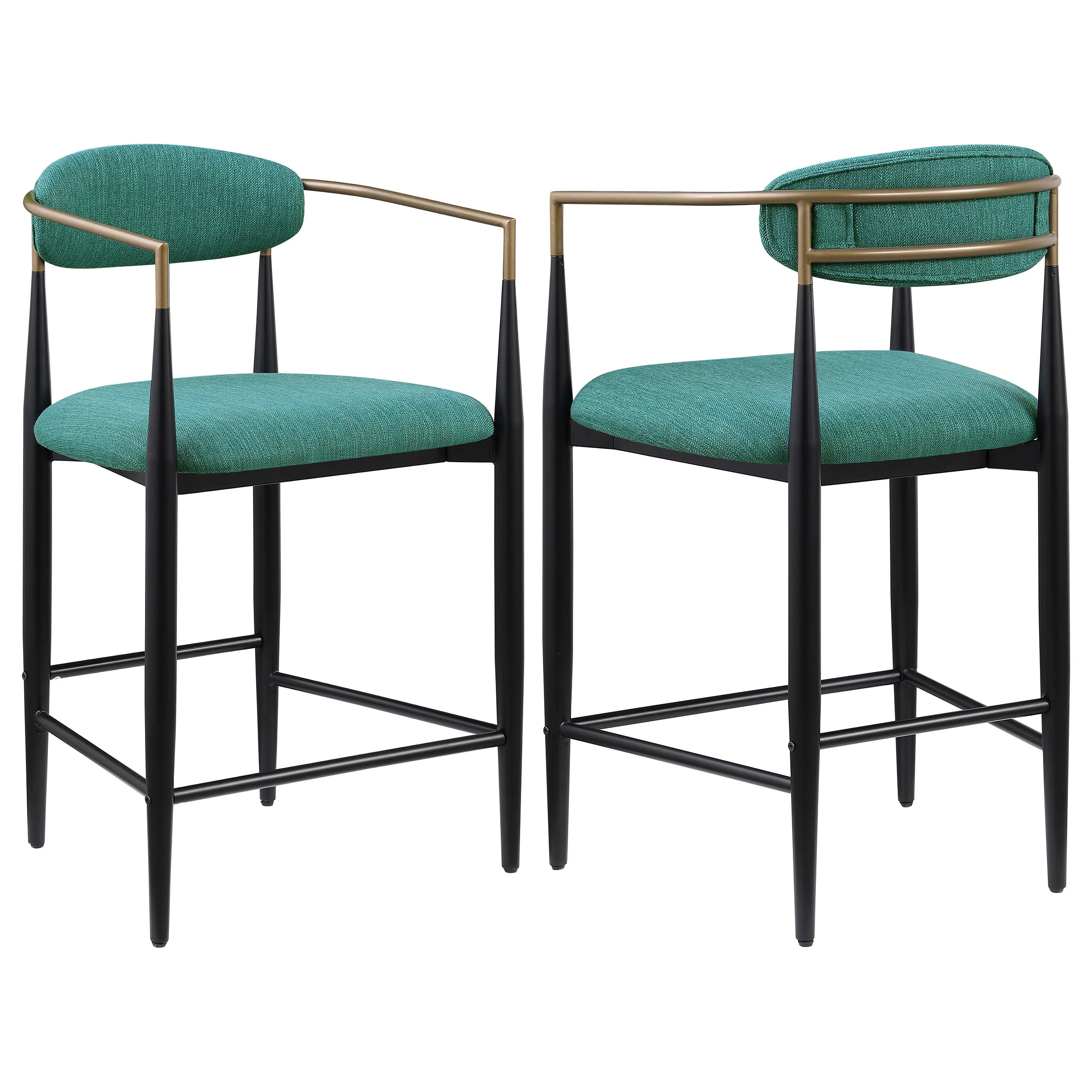 Tina Fabric Upholstered Counter Chair (Set of 2) - Image 5