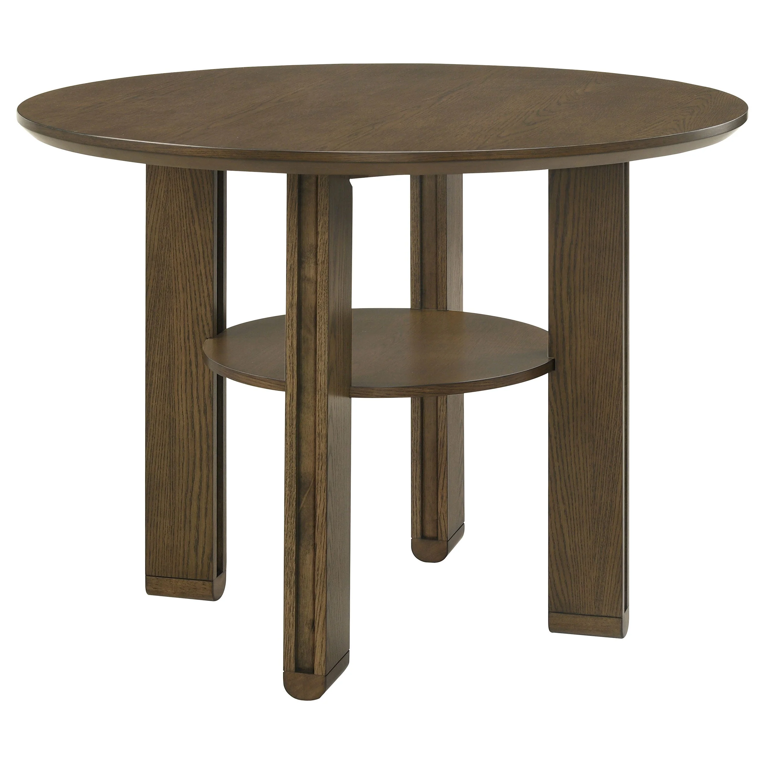 Ottowa 5-piece Round Counter Height Dining Room Set Brown - Image 4