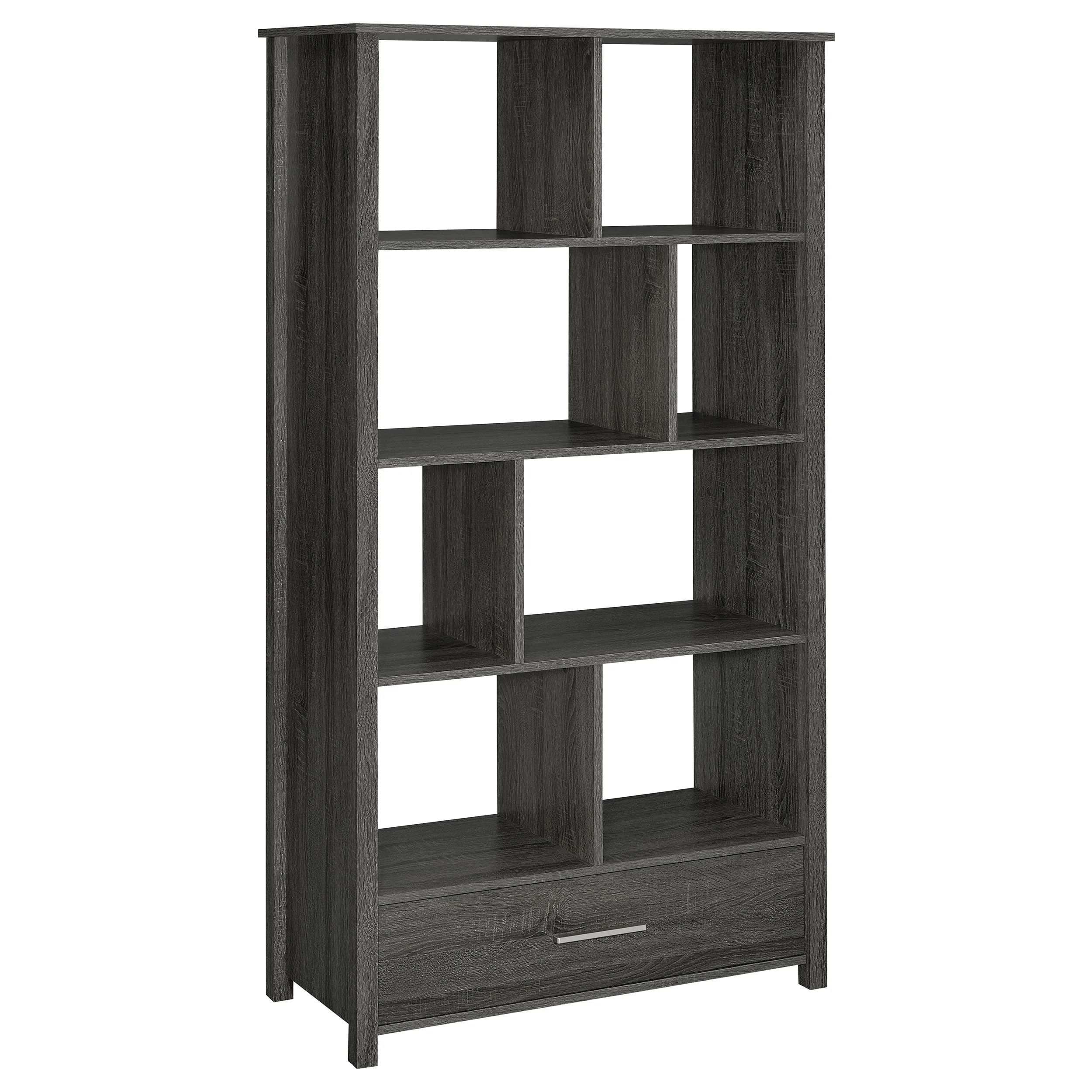 Dylan 68-inch 4-shelf Storage Bookshelf High Gloss - Image 4