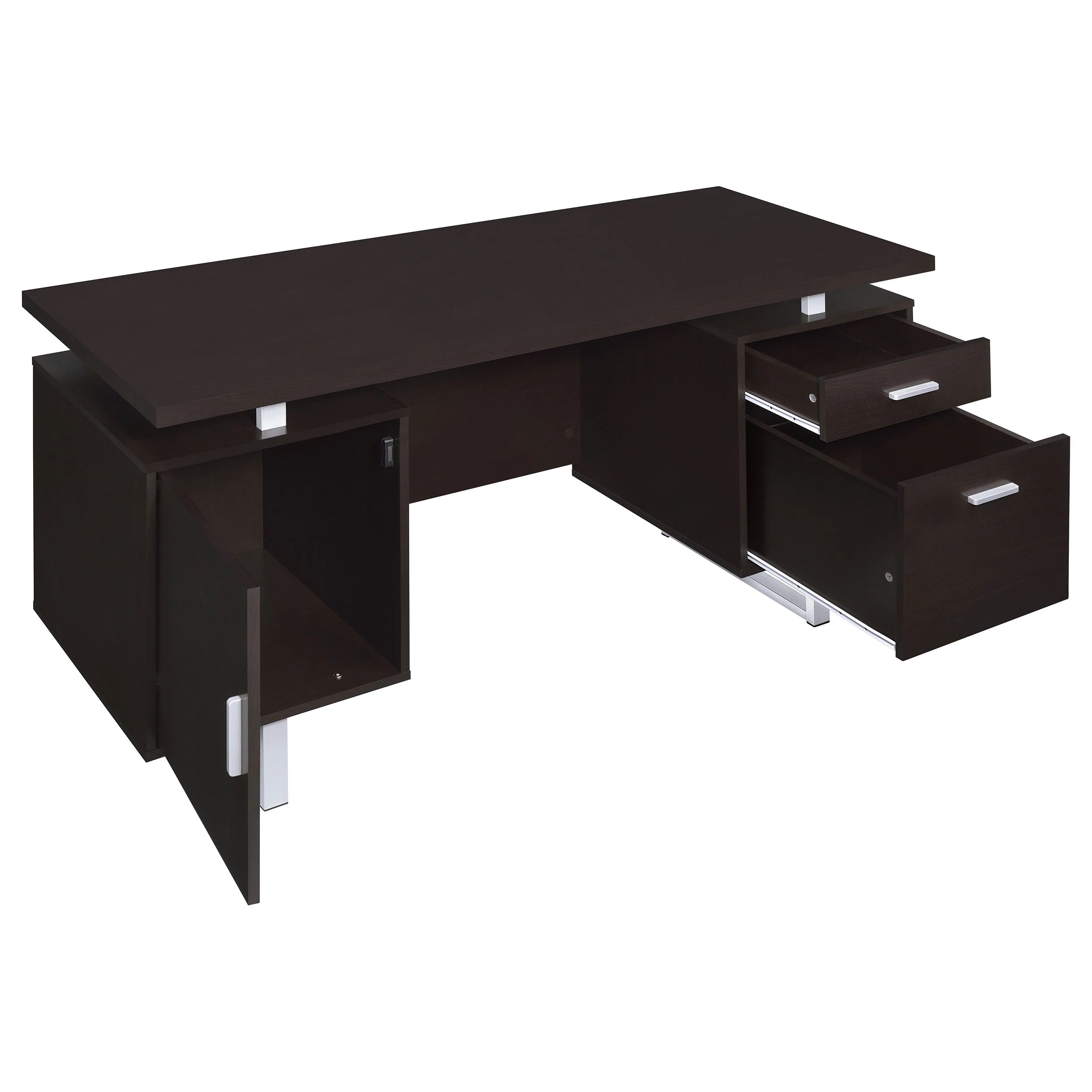 Lawtey 60-inch 2-drawer Office Computer Desk - Image 4