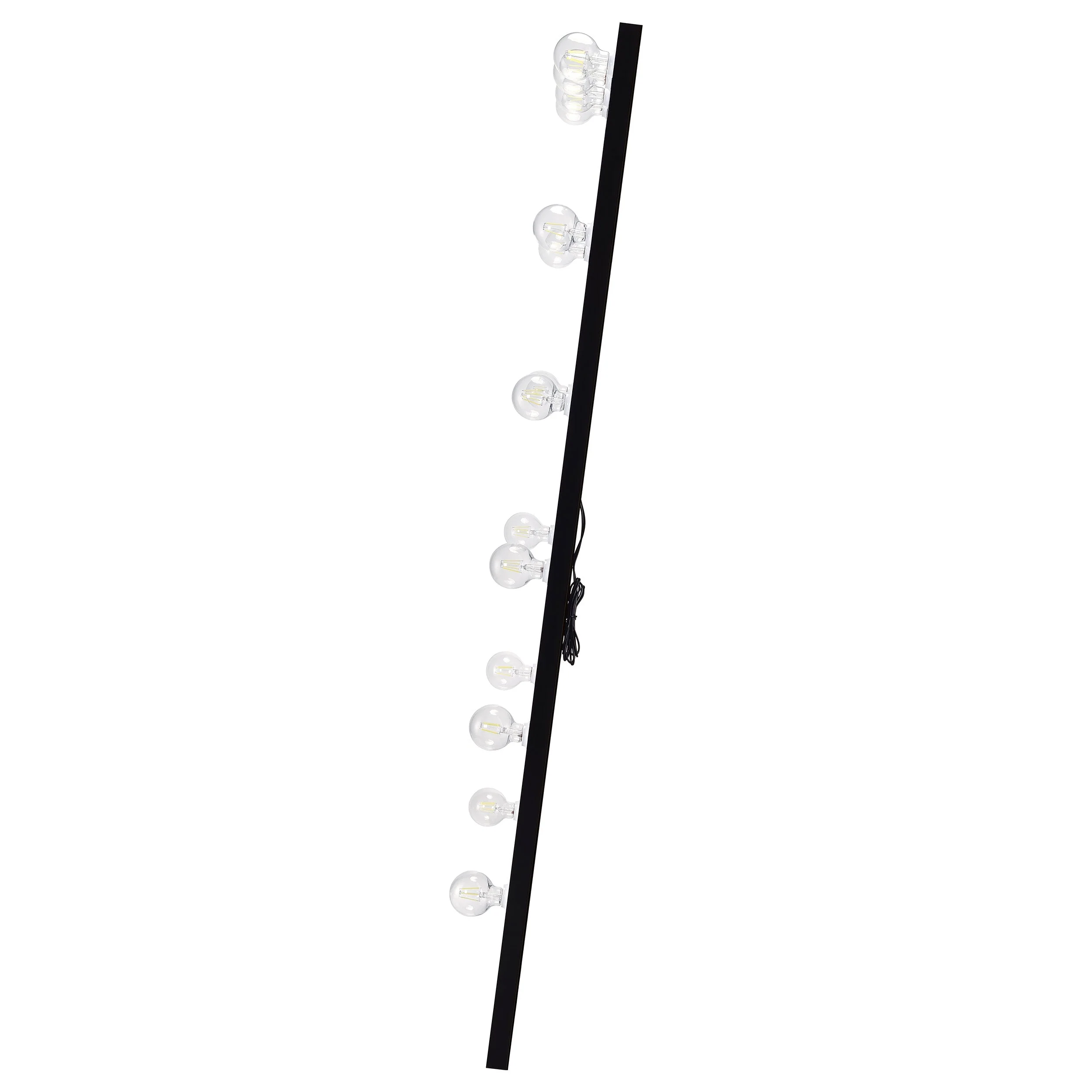 Zayan 32 x 71 Inch Floor Mirror LED ing Gloss - Image 13