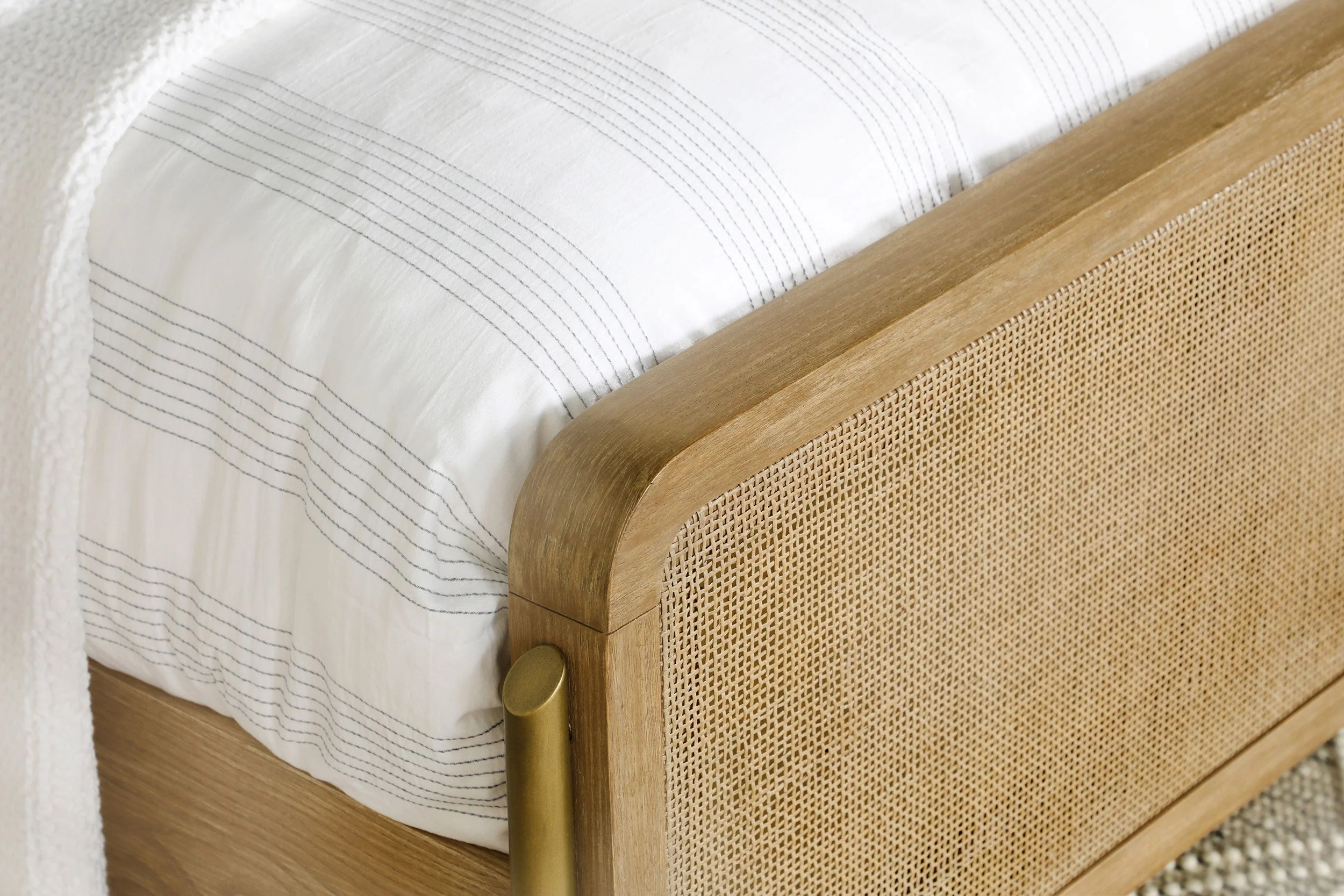 Arini Rattan Panel Bed - Image 51