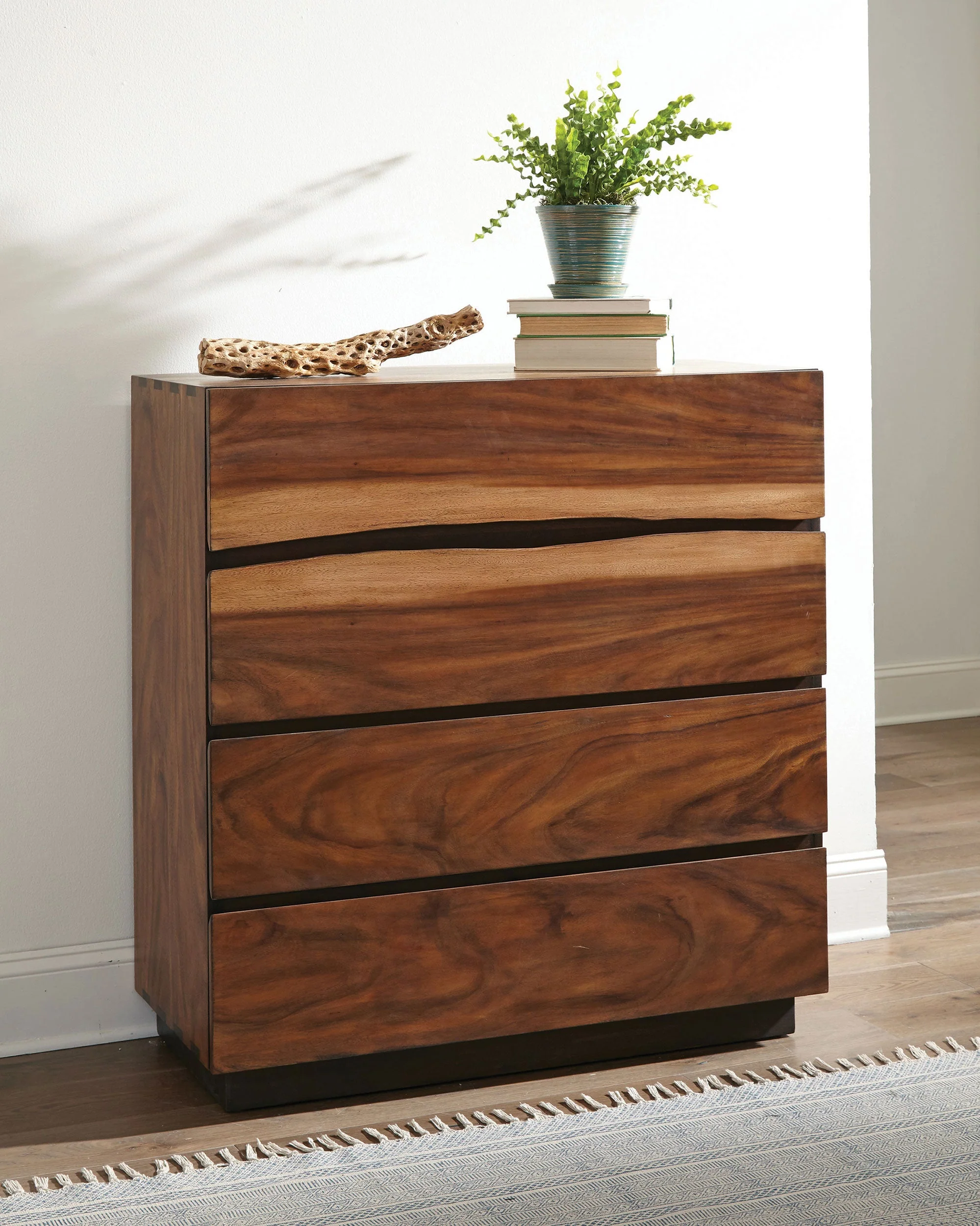 Winslow 4-drawer Bedroom Chest Smokey Walnut - Image 3