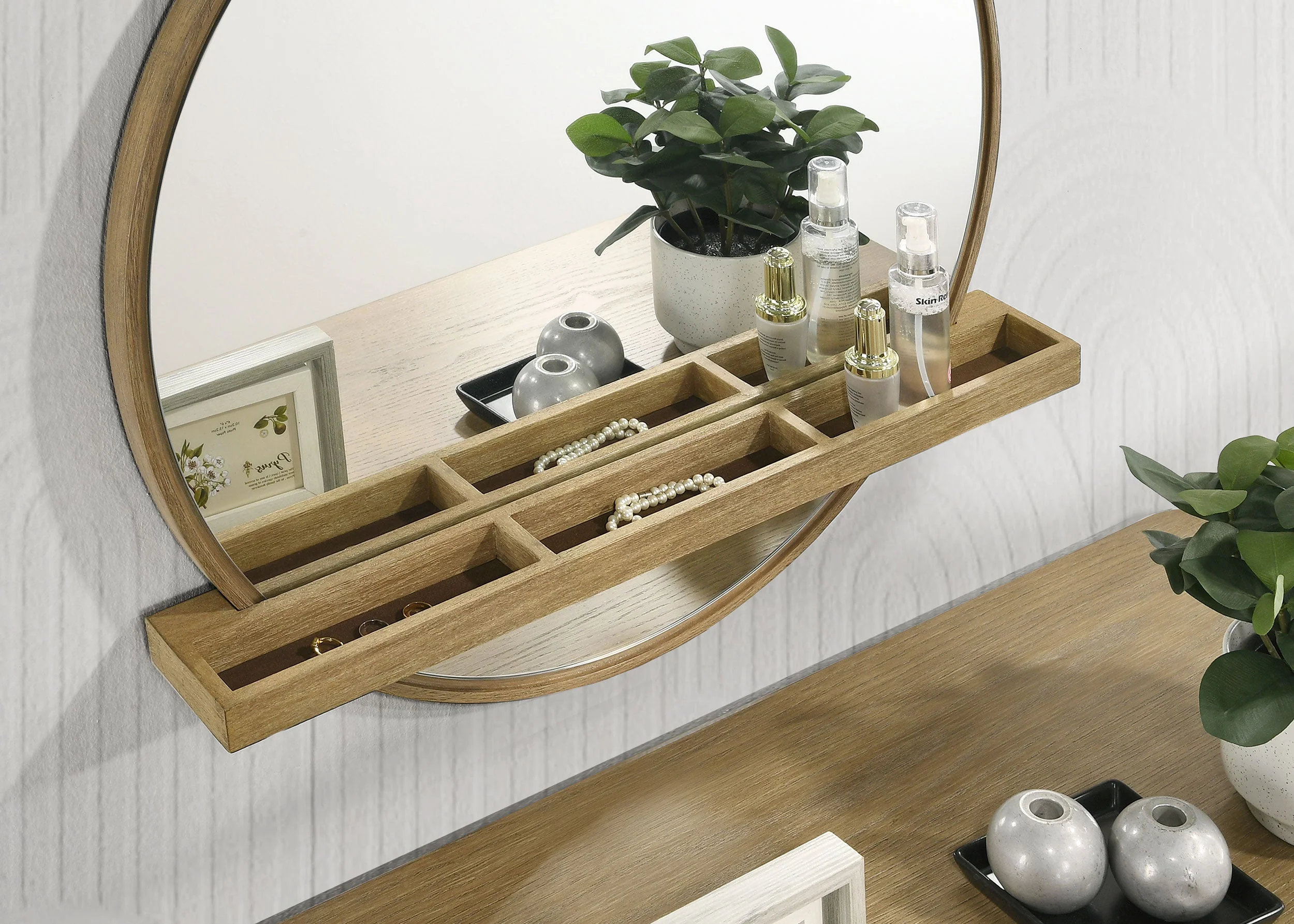 Arini Makeup Vanity Table and Mirror Set - Image 17