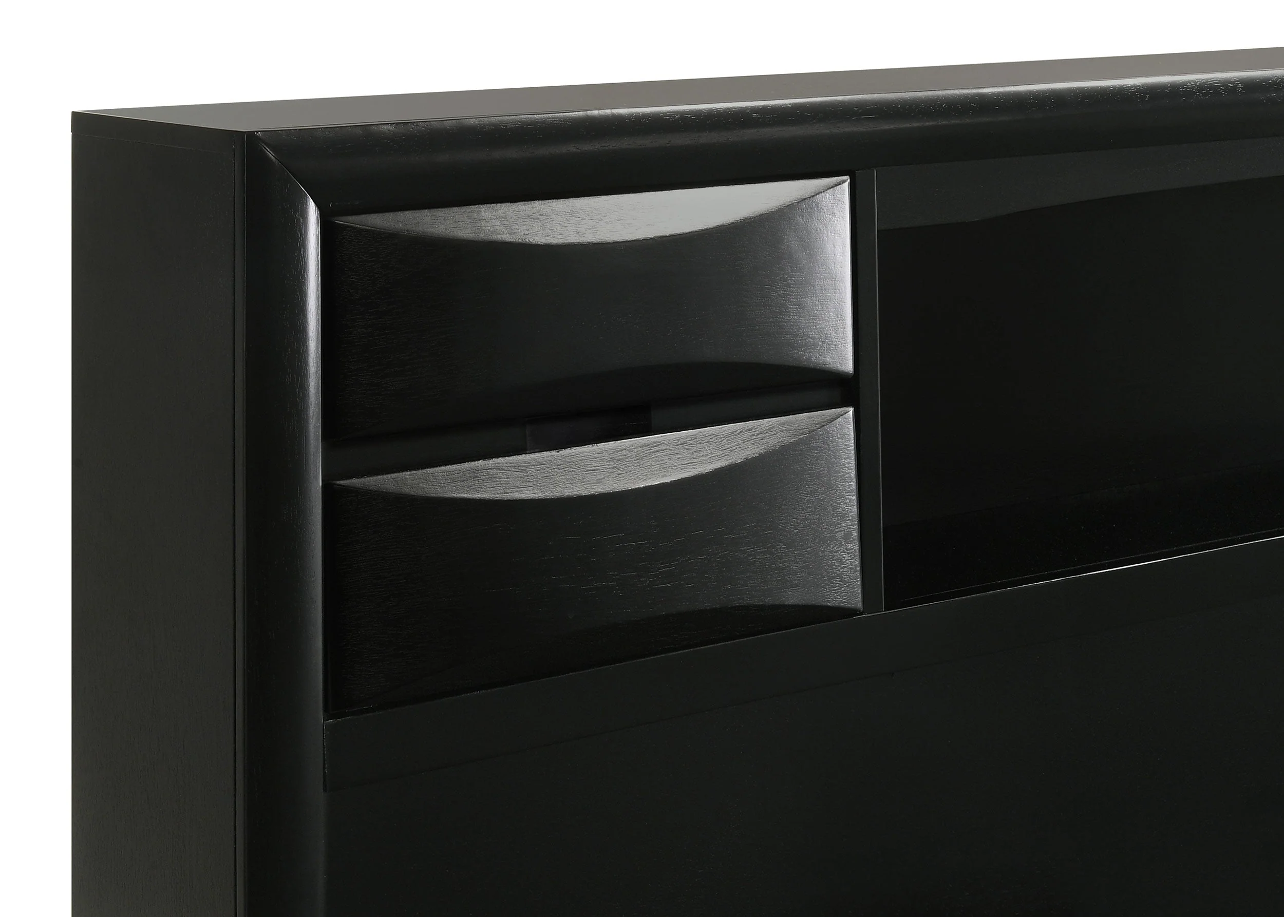 Briana Wood Storage Bookcase Bed - Image 25
