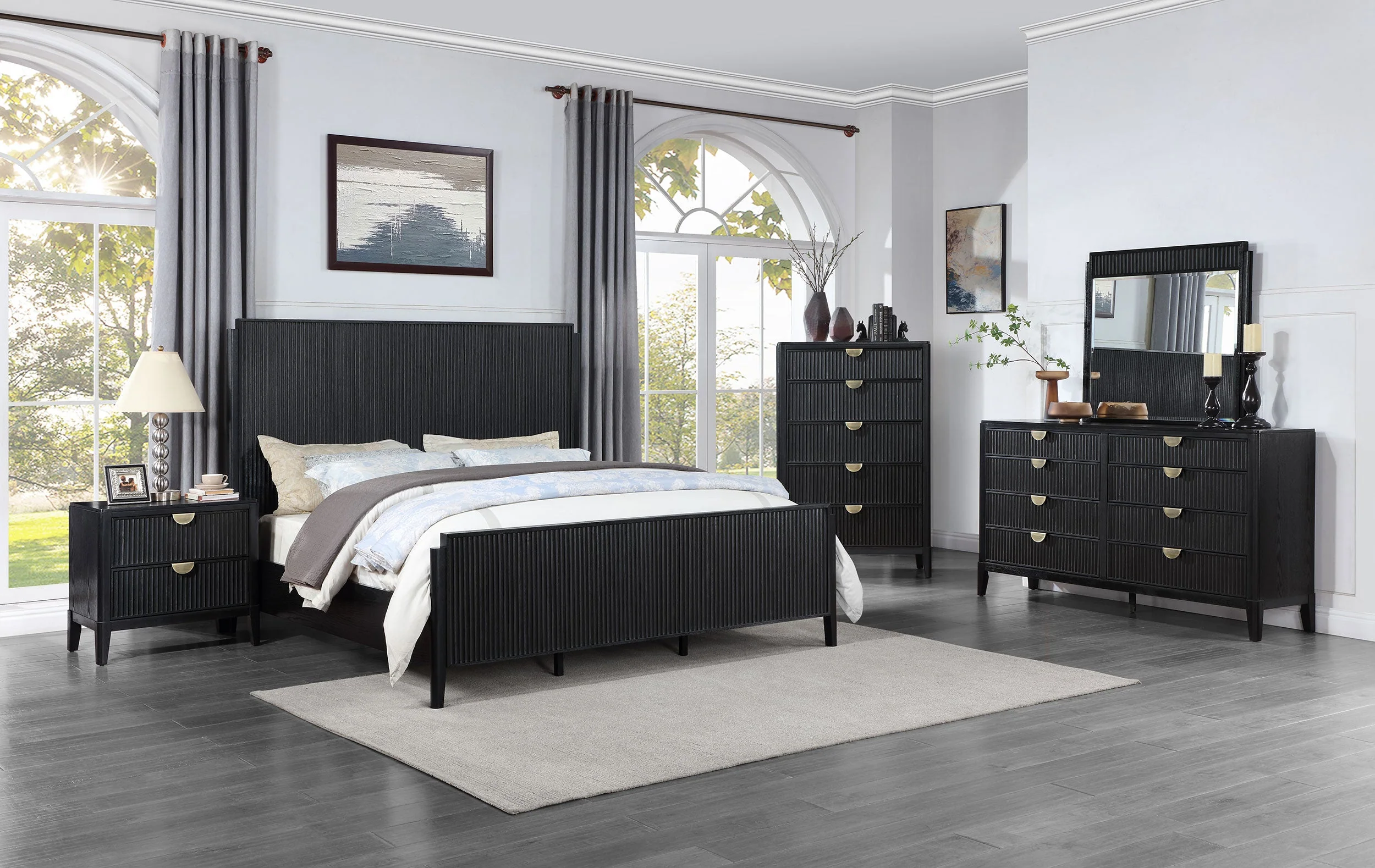 Brookmead Wood Panel Bed - Image 31