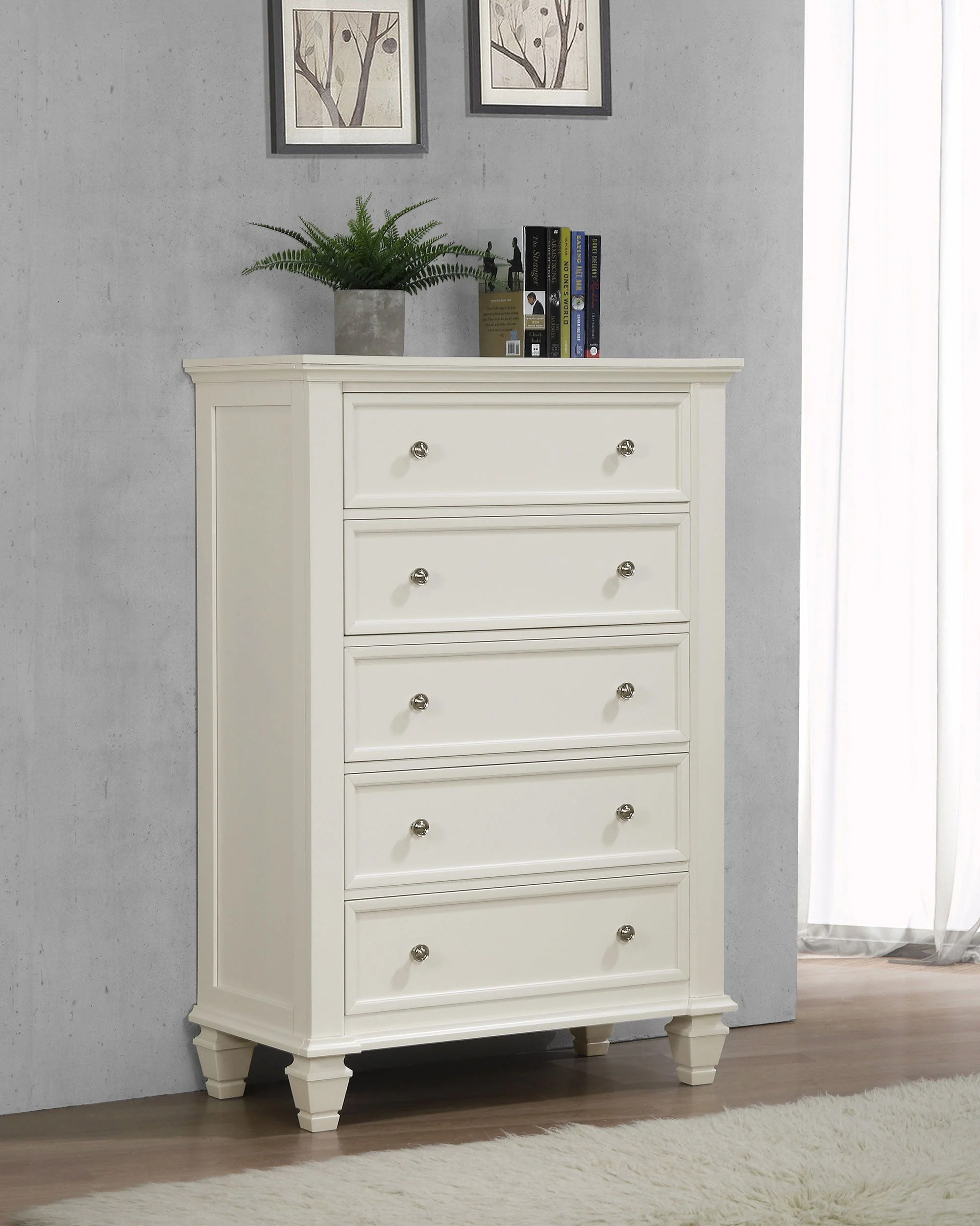 Sandy Beach 5-drawer Bedroom Chest - Image 3