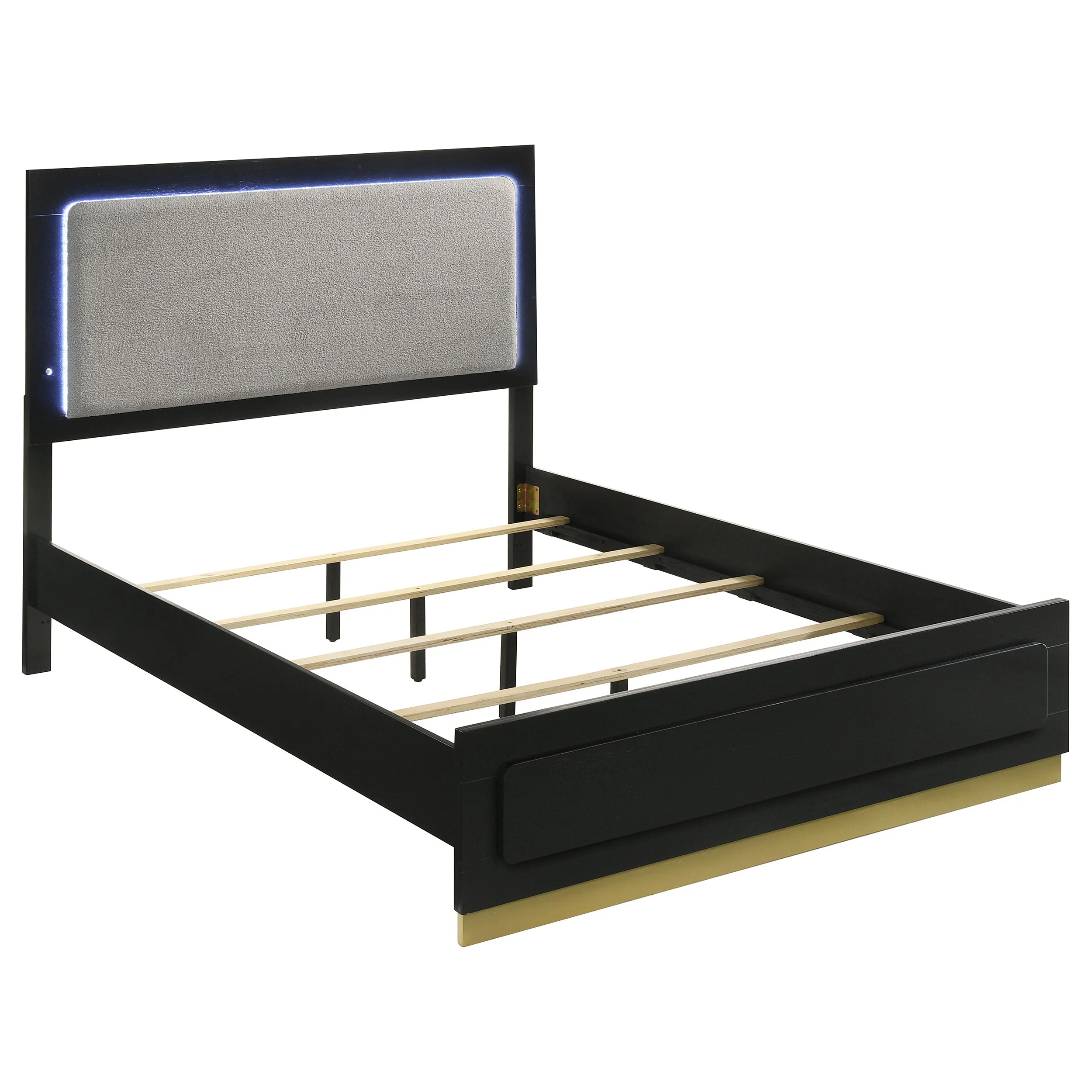 Caraway Wood LED Panel Bed - Image 9