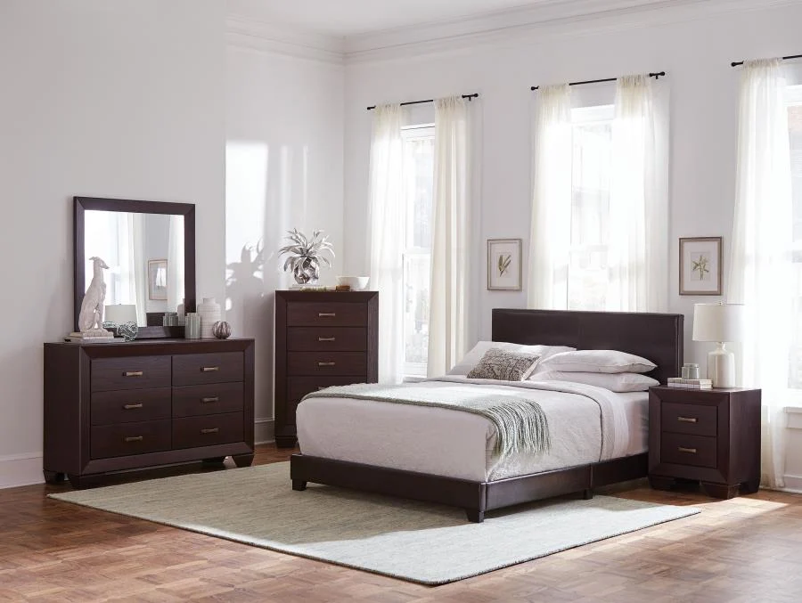 Dorian Bedroom Set Dark Cocoa - Image 4