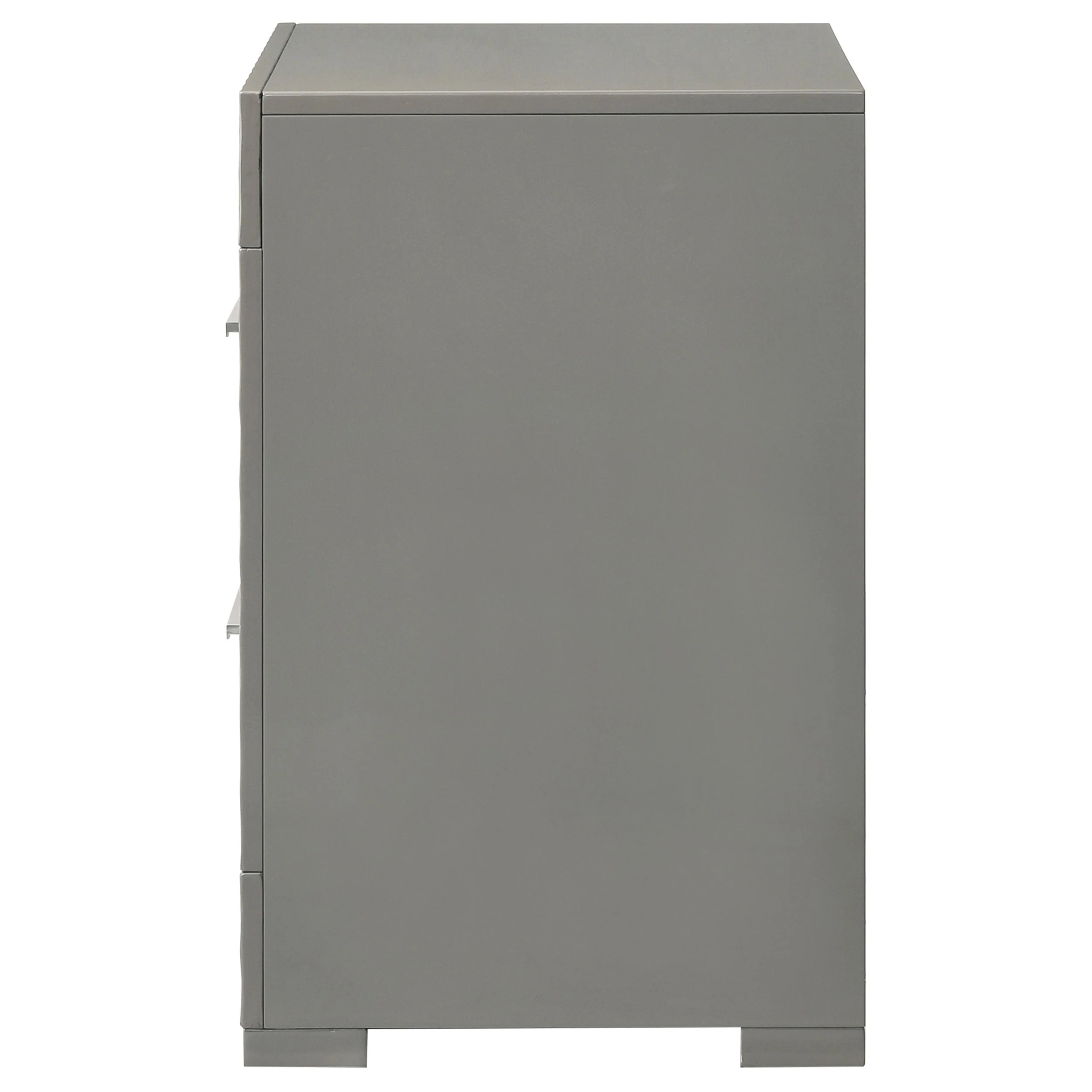 Ives 2-drawer Nightstand Bedside Table High Gloss - Image 12