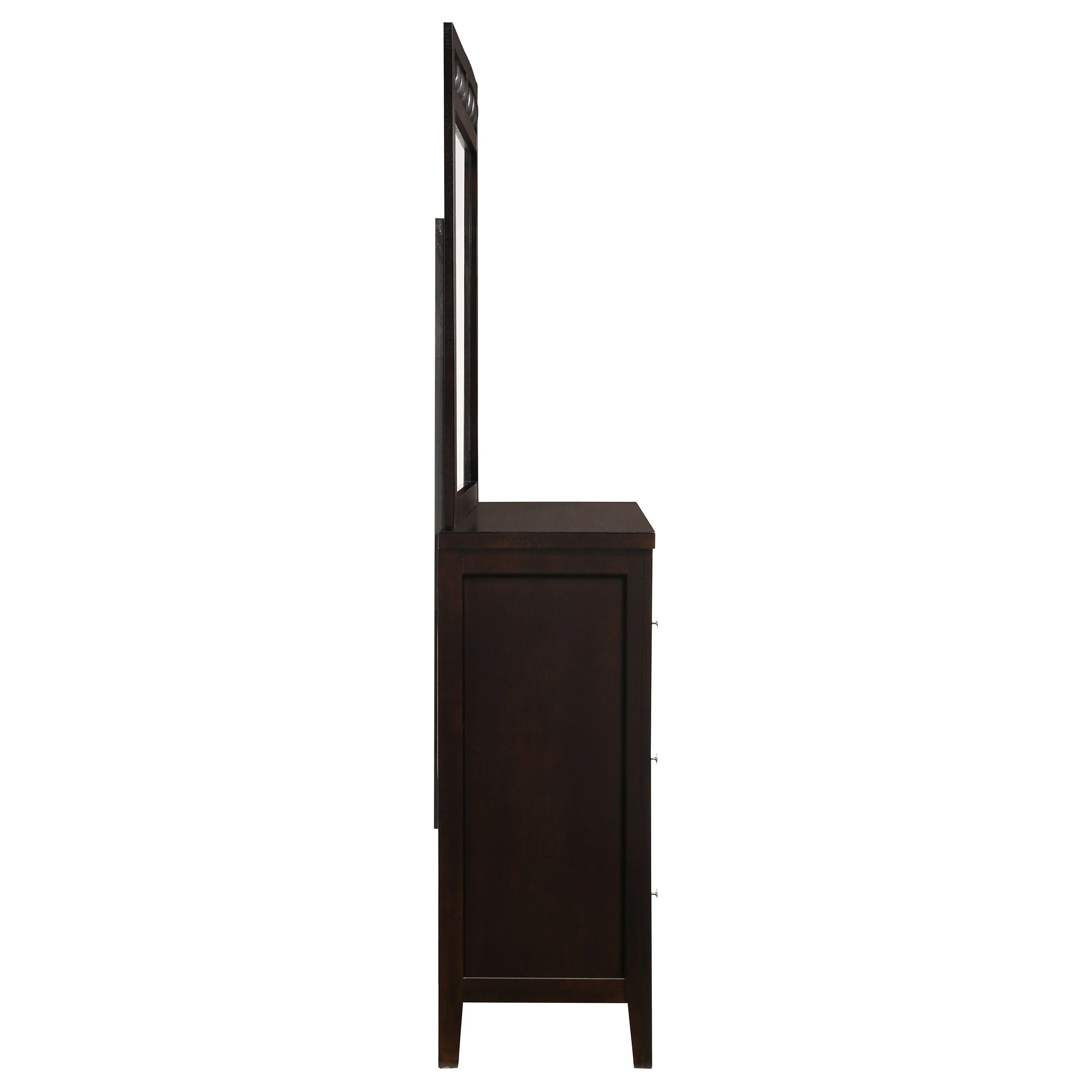 Carlton 6-drawer Dresser with Mirror Cappuccino - Image 10