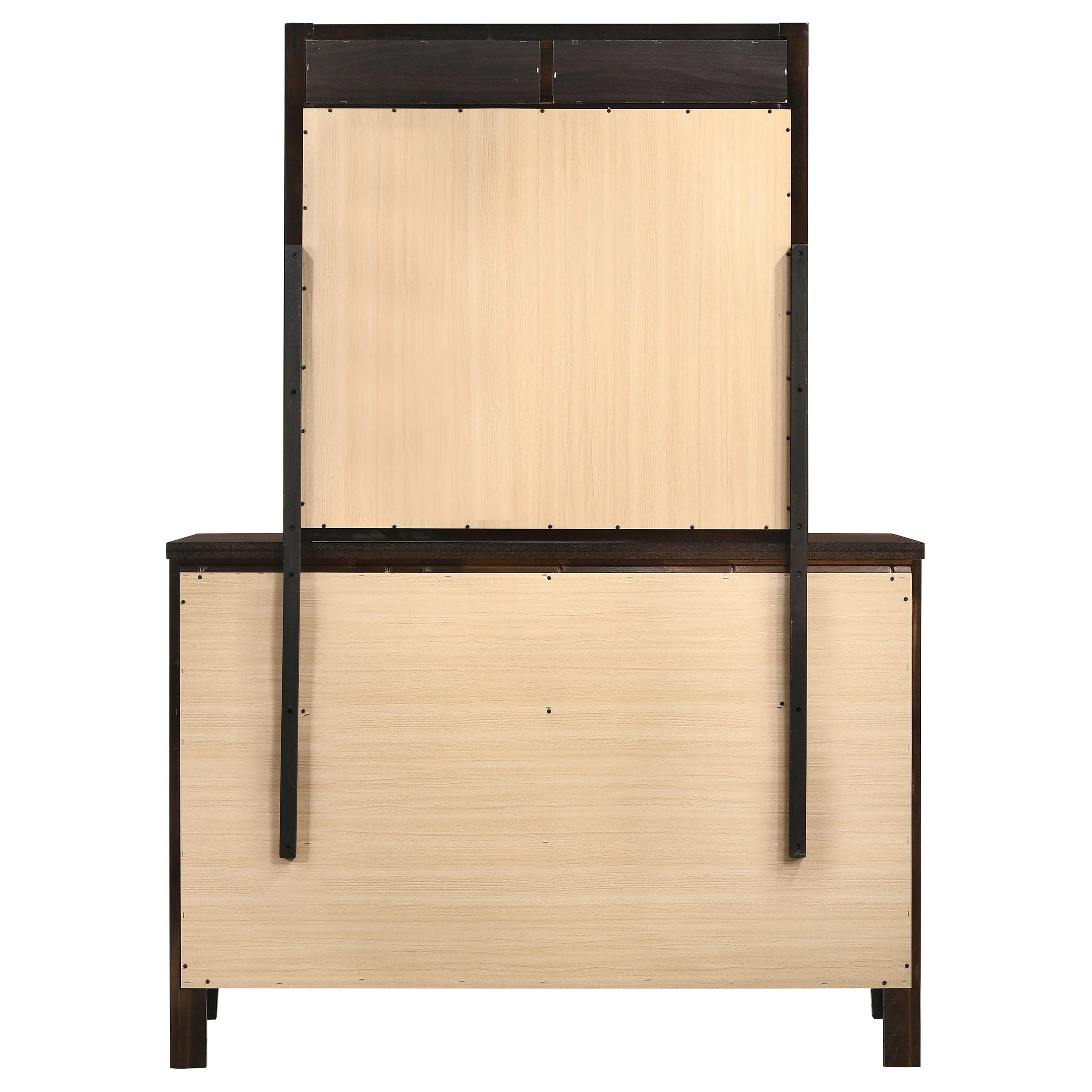 Carlton 6-drawer Dresser with Mirror Cappuccino - Image 8