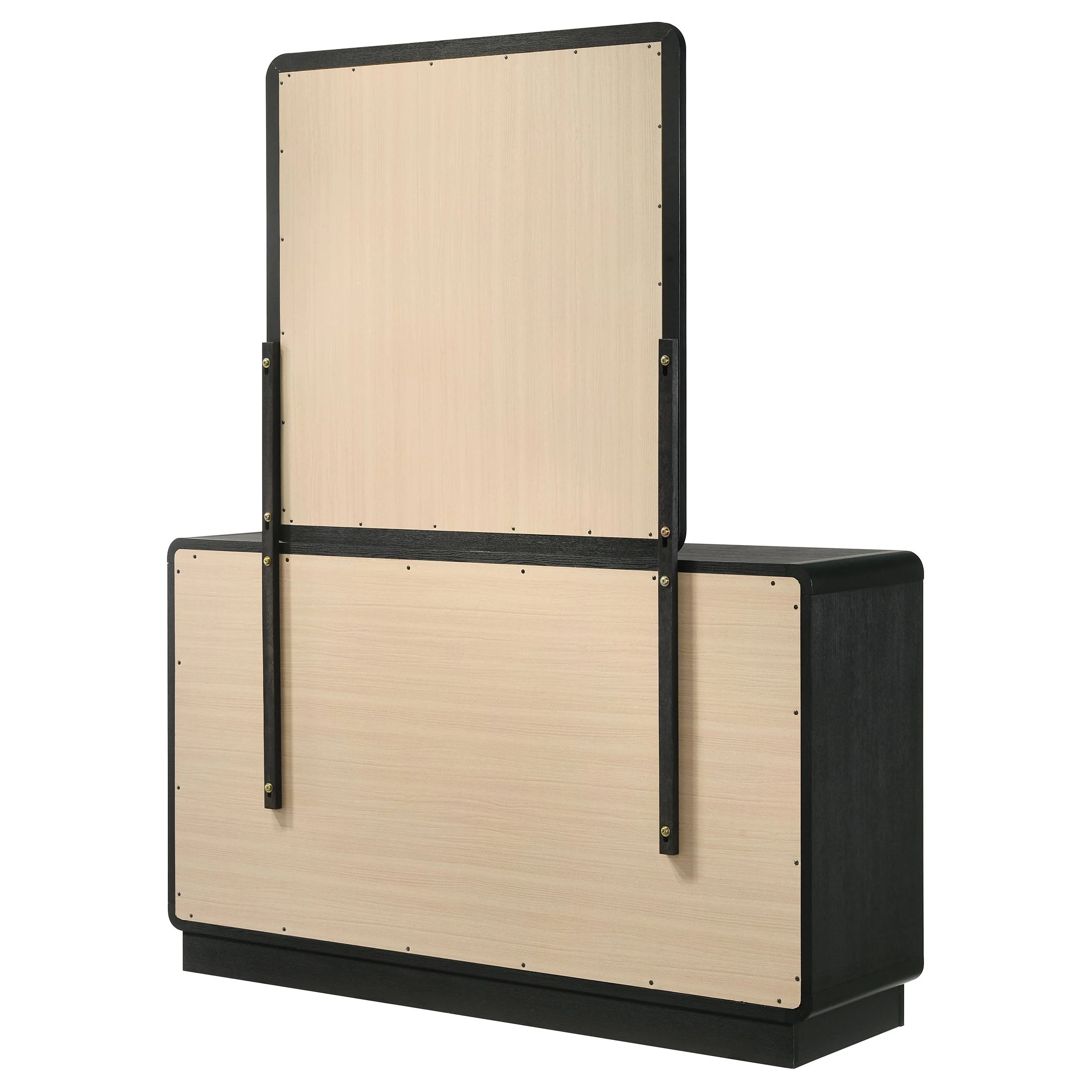 Cavelle 6-drawer Dresser and Mirror Black - Image 9