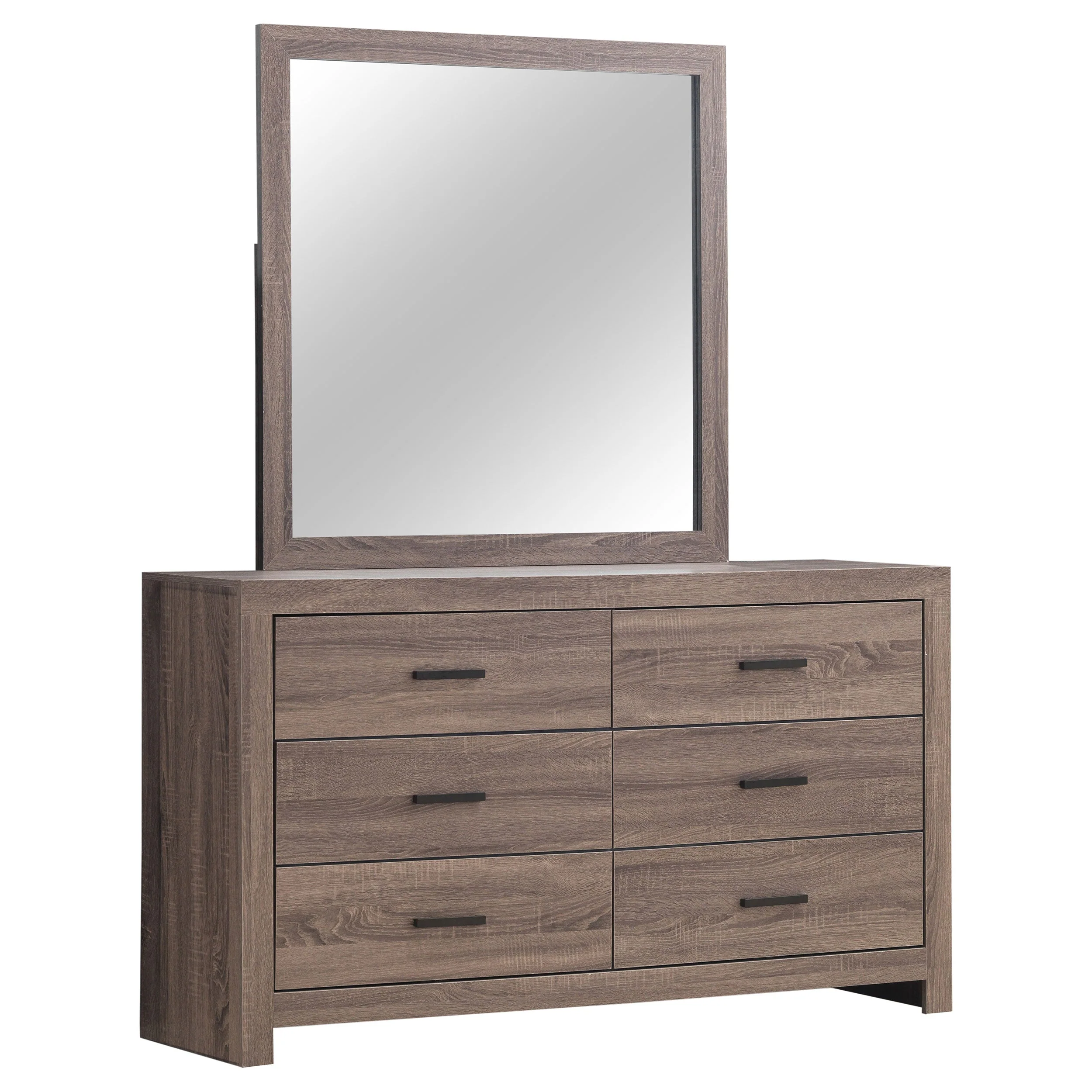 Brantford 6-drawer Dresser with Mirror - Image 3