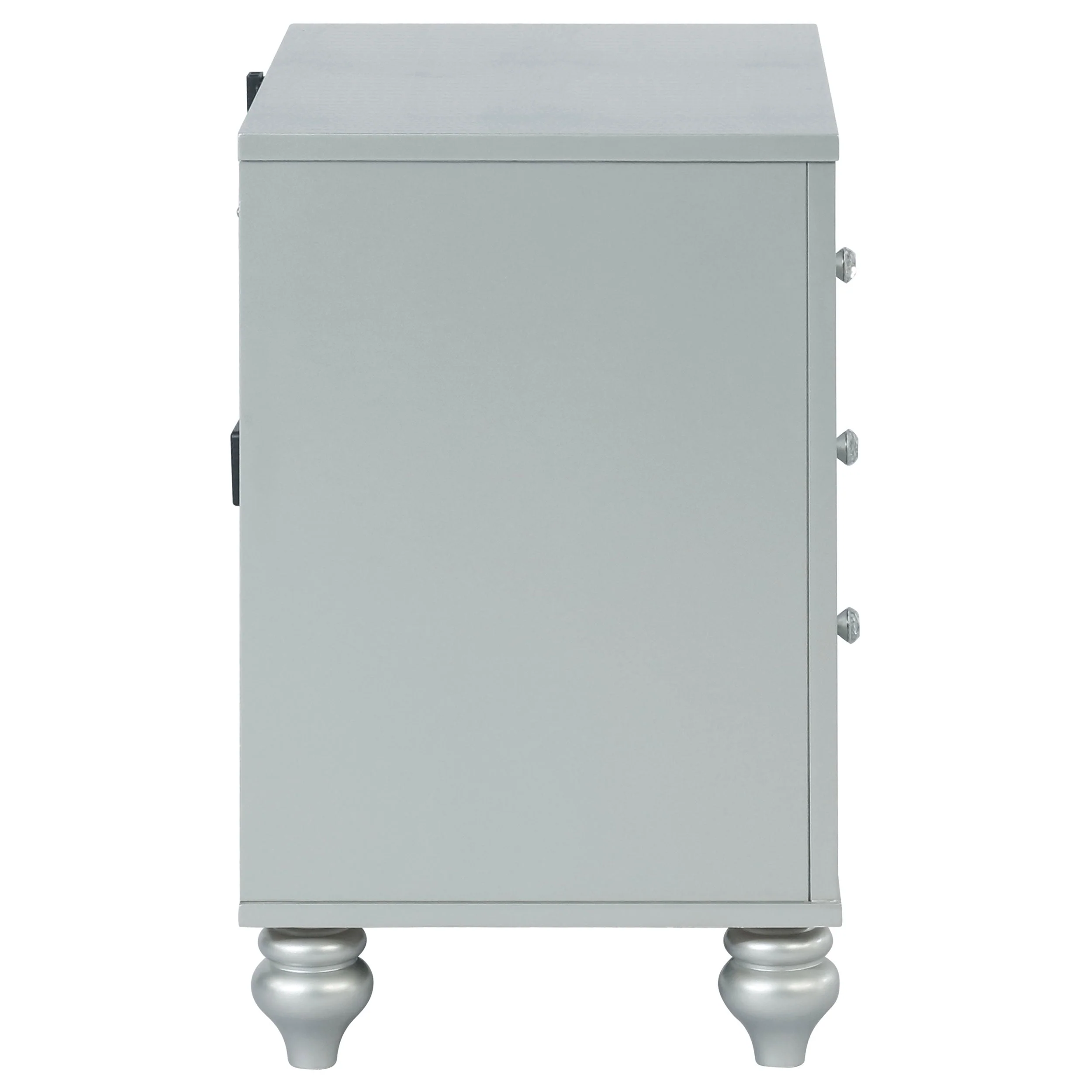 Gunnison 2-drawer Nightstand Silver Metallic - Image 10