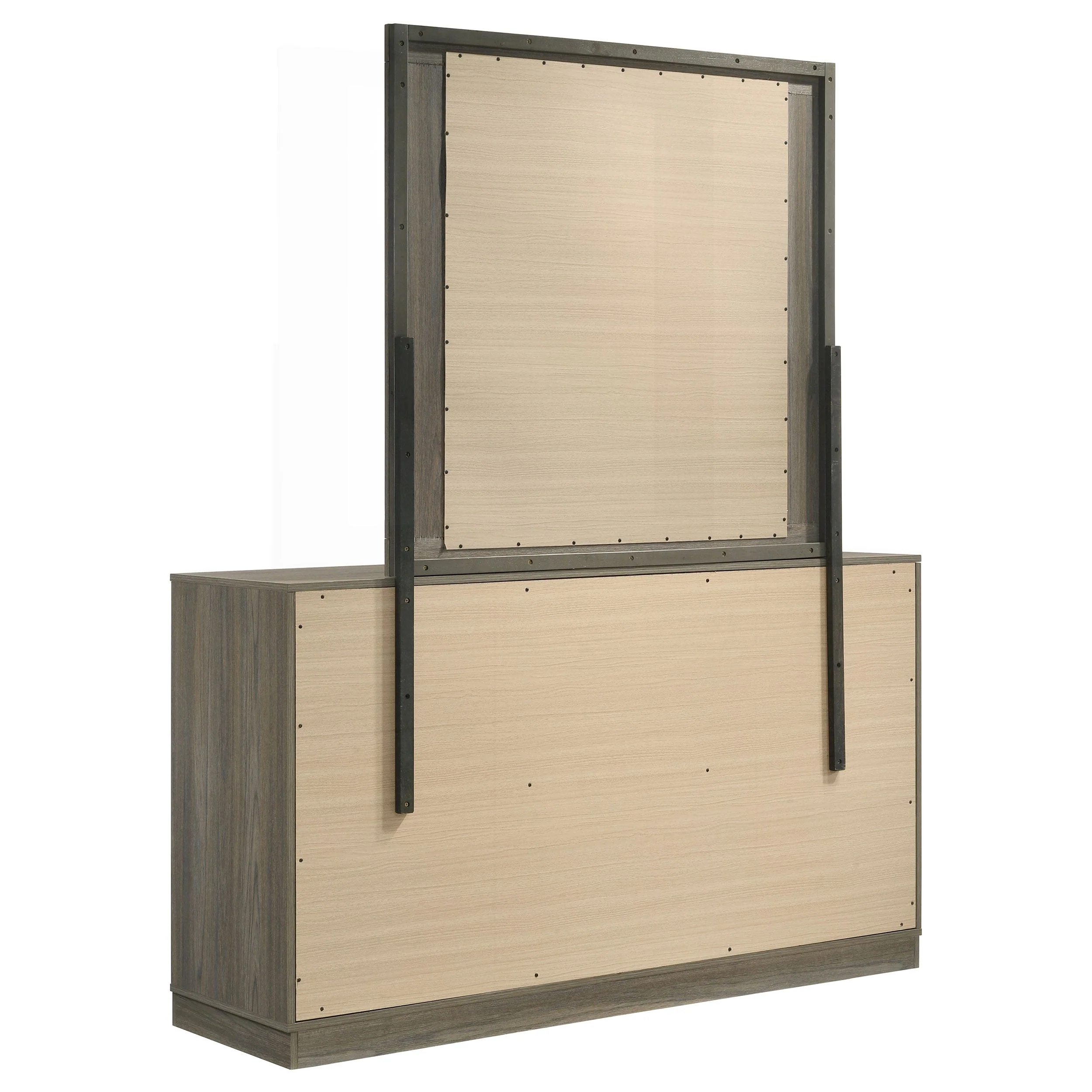 Fenwick 9-drawer Dresser with Mirror Grey Oak - Image 7