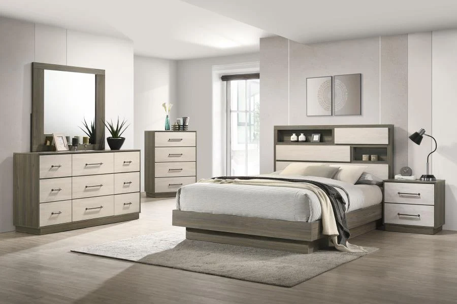 Fenwick Bedroom Set Grey Oak - Image 5