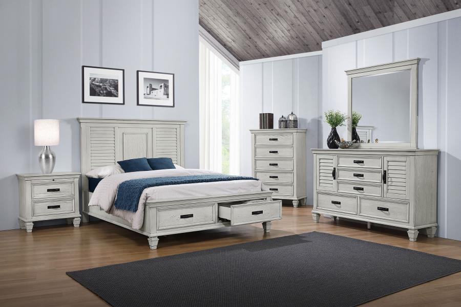 Franco Bedroom Set Distressed - Image 2