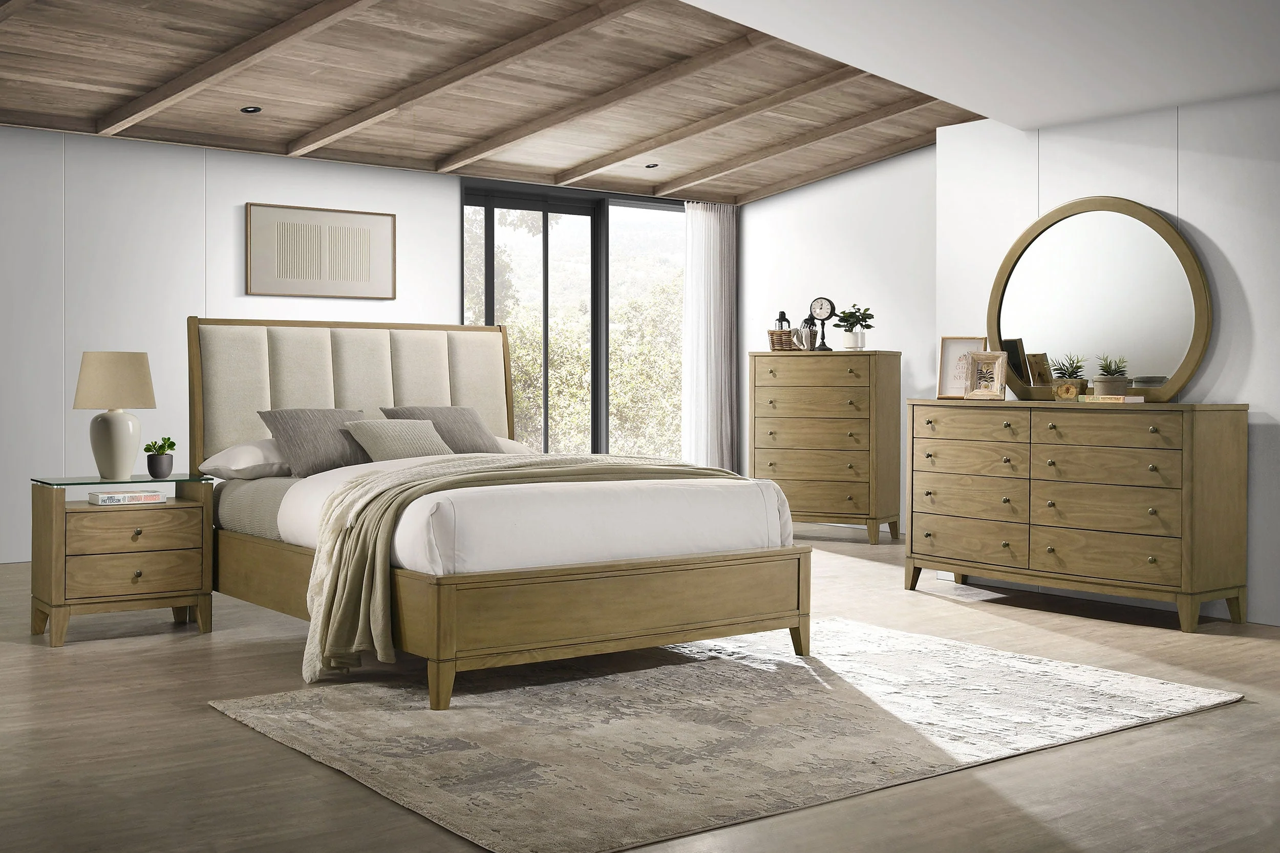 Granada Bedroom Set Natural Pine - Image 8