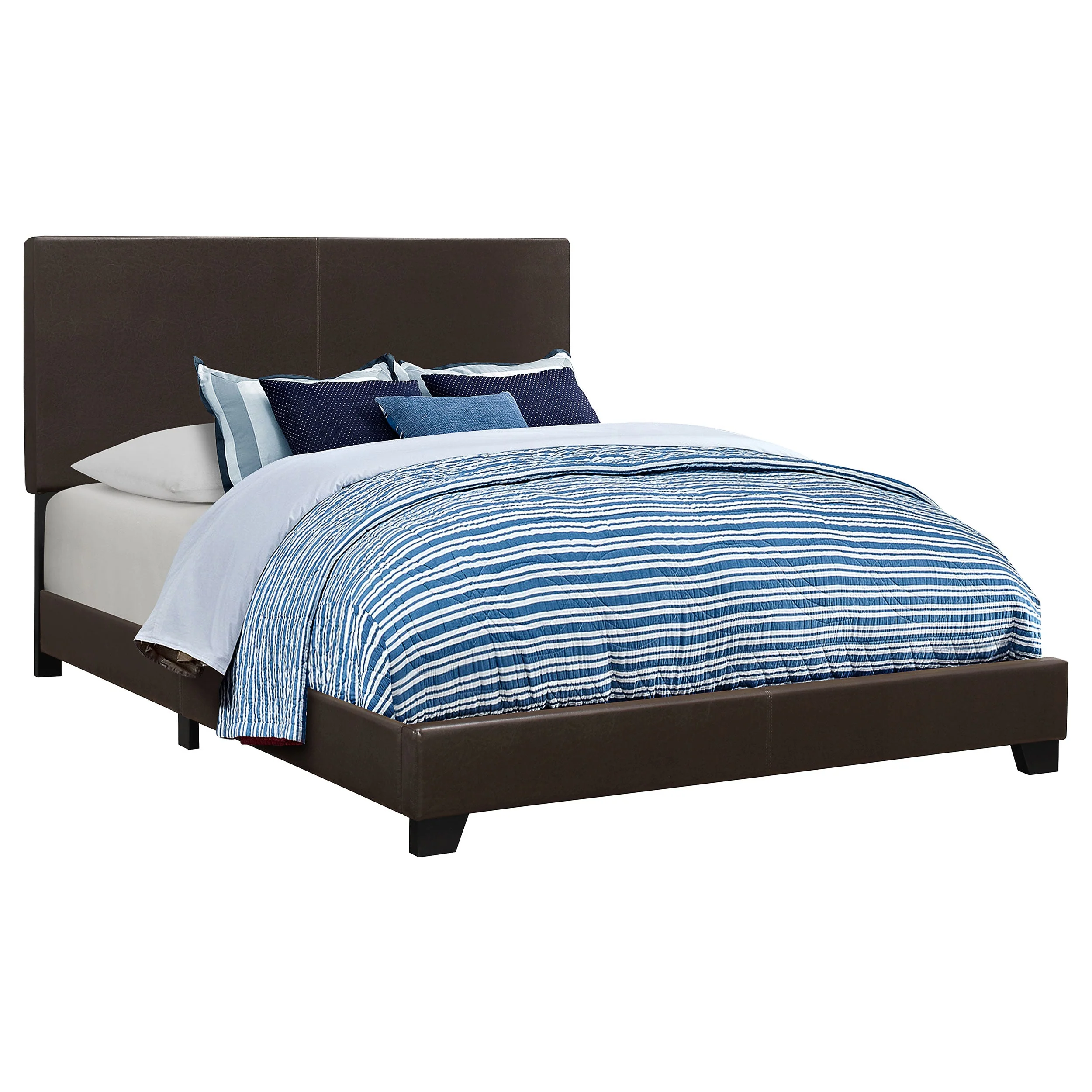 Dorian Faux Leather Upholstered Panel Bed - Image 16