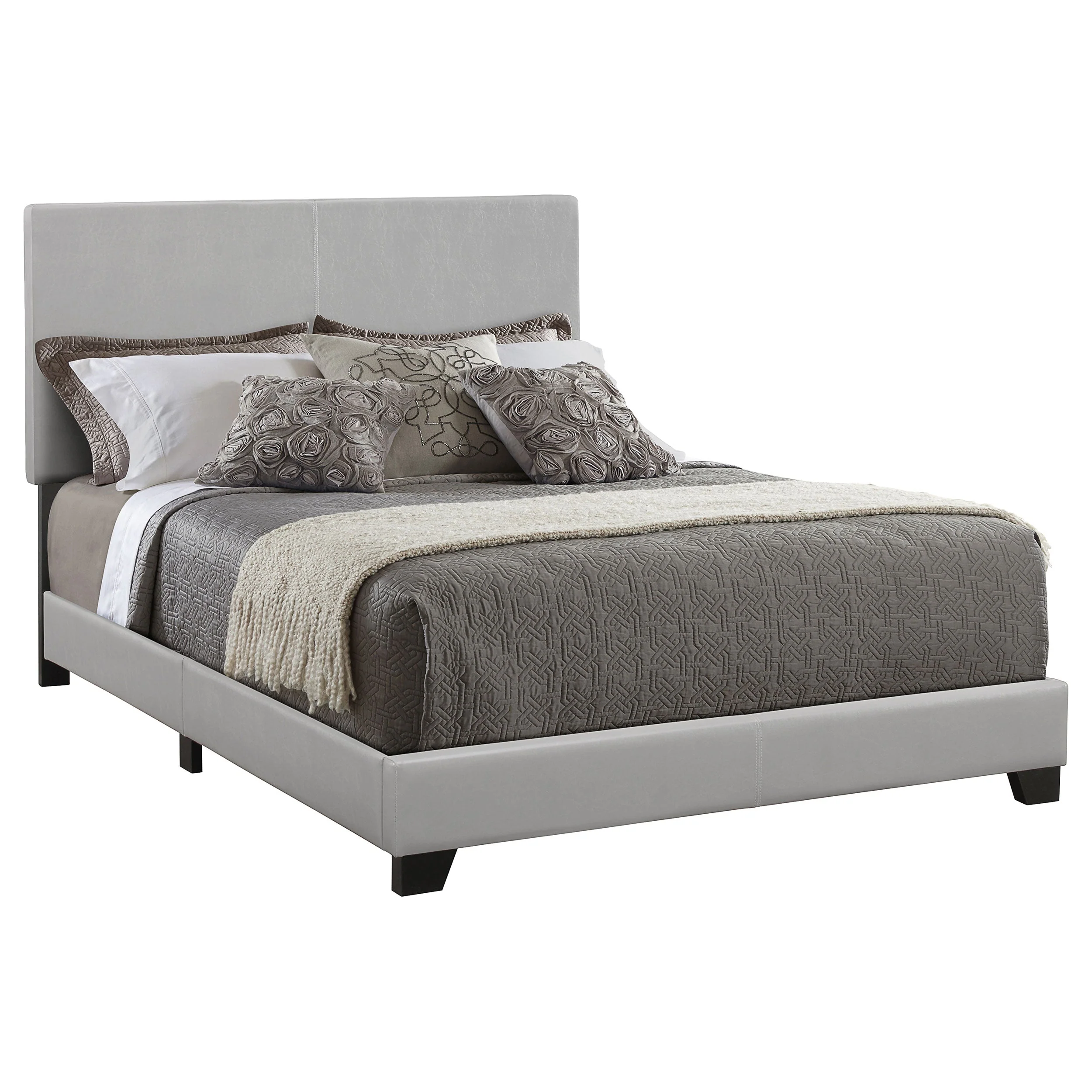 Dorian Faux Leather Upholstered Panel Bed - Image 23