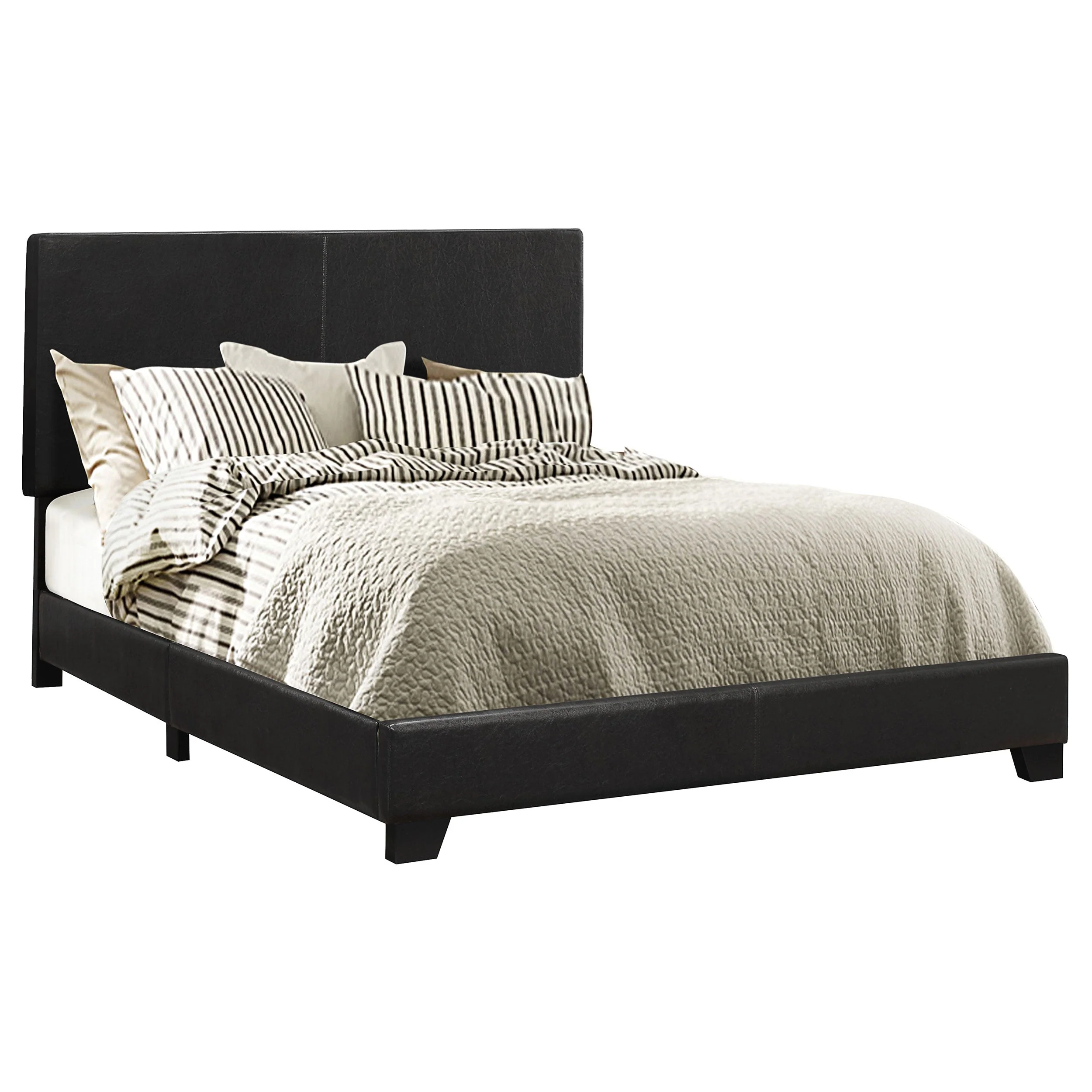 Dorian Faux Leather Upholstered Panel Bed - Image 26