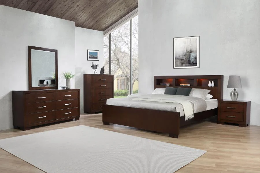 Jessica Bedroom Set Cappuccino - Image 6
