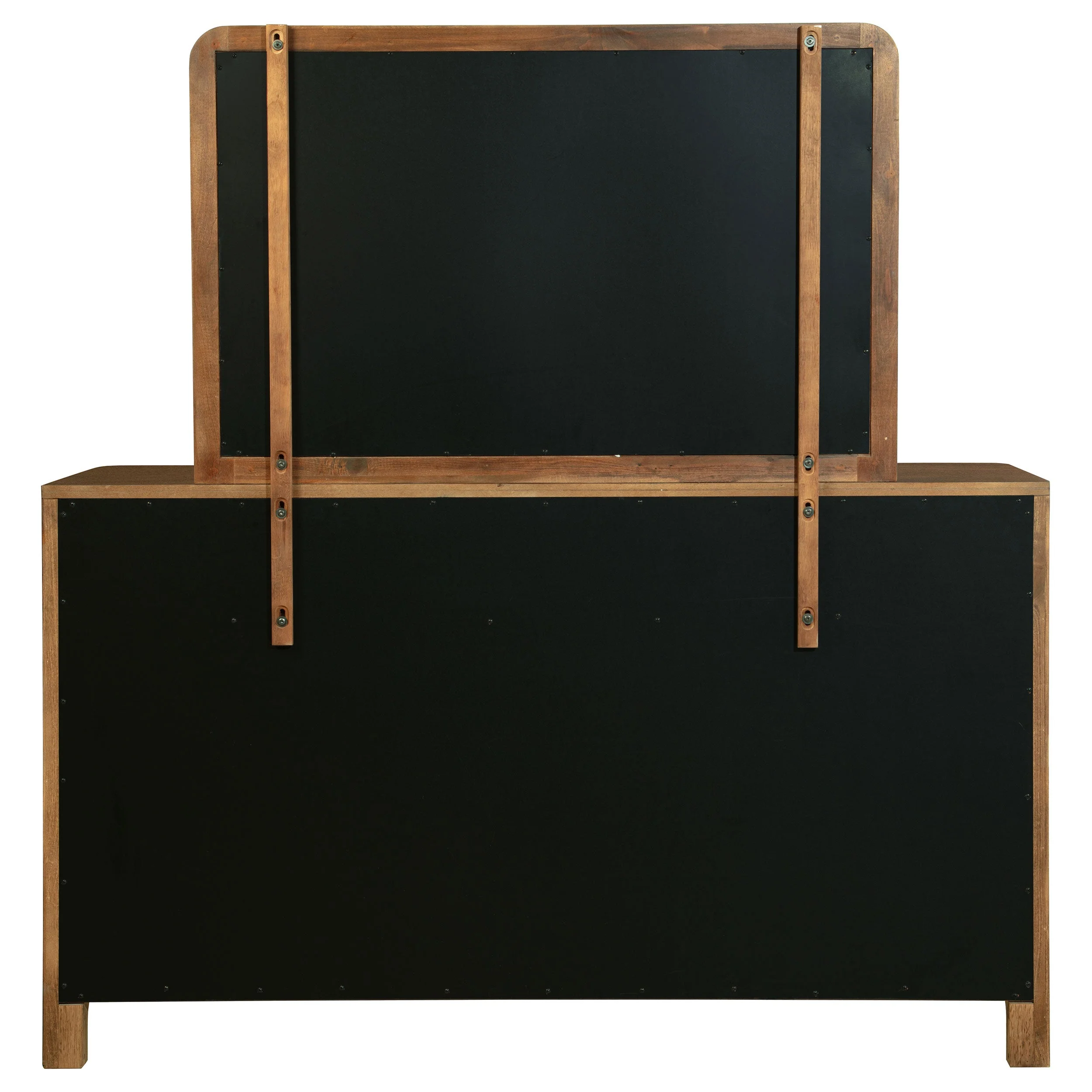 Maderia 8-drawer Dresser and Mirror Walnut - Image 8