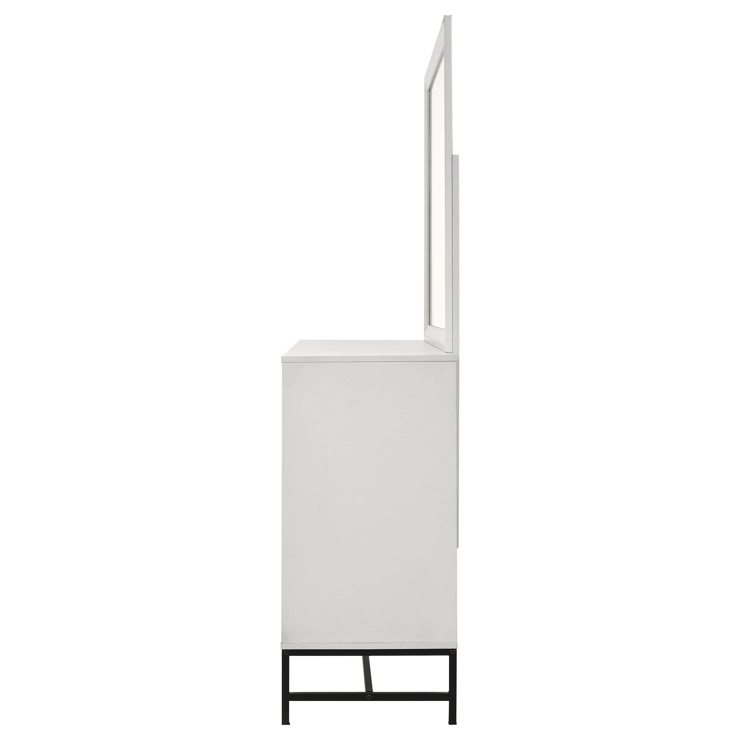 Sonora 6-drawer Dresser with Mirror White - Image 6