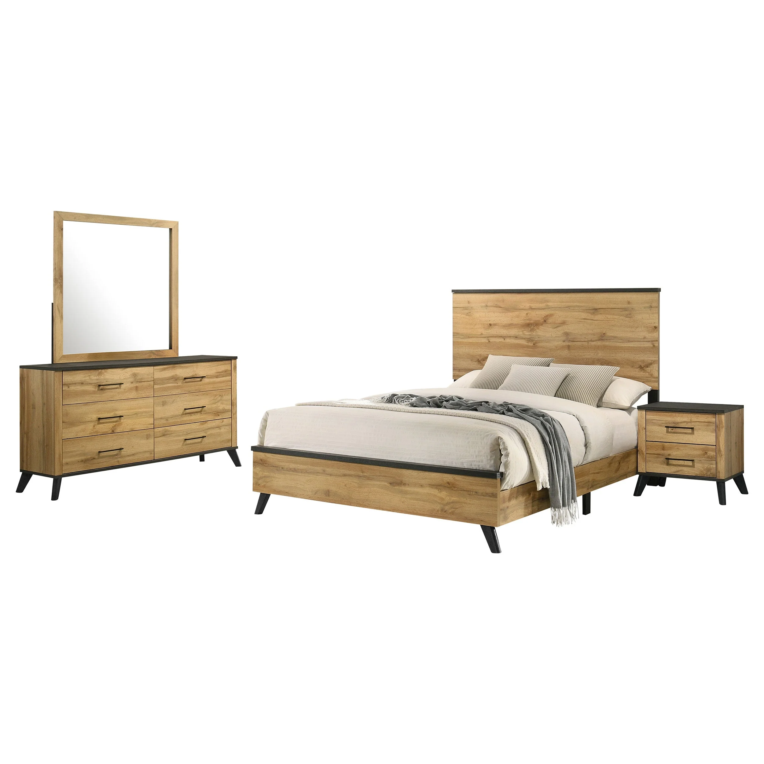 Kaywood Bedroom Set Natural Pine - Image 17
